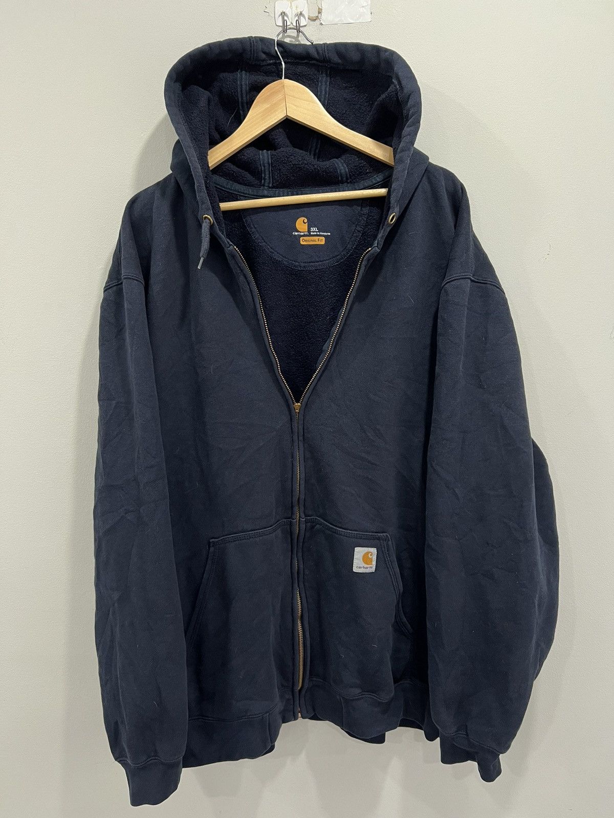 Carhartt Vintage Carhartt Zip Up Hoodie Sweater Zip up Size US XXL / EU 58 / 5 - 1 Thumbnail