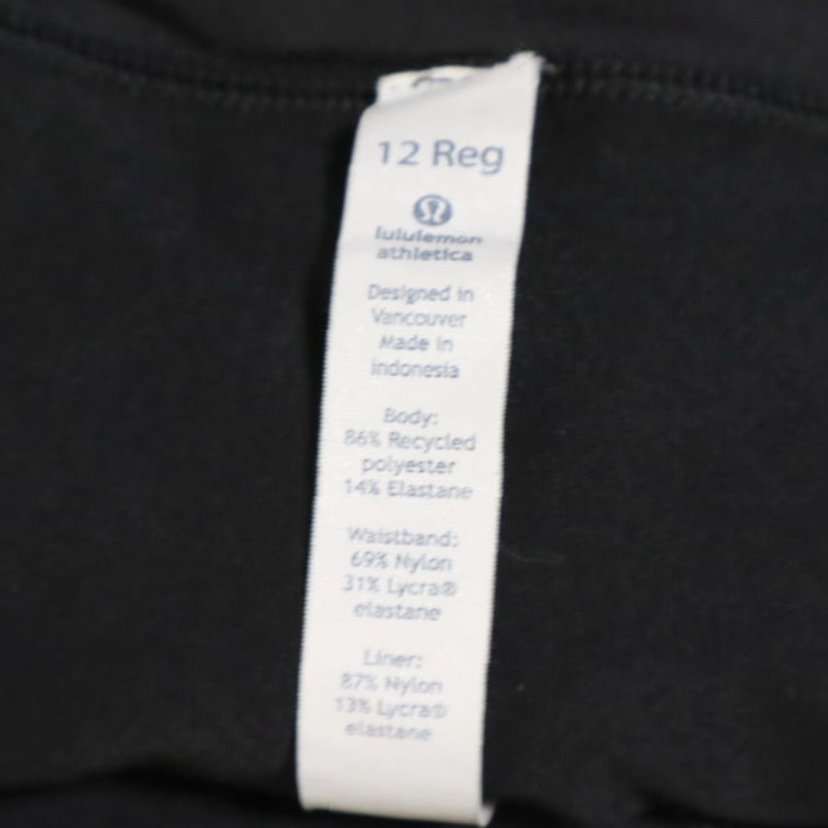 Lululemon Lululemon Skort Women's 12 Black Patterned High Stretch Pleated Size 34" / US 12 / IT 48 - 5 Thumbnail
