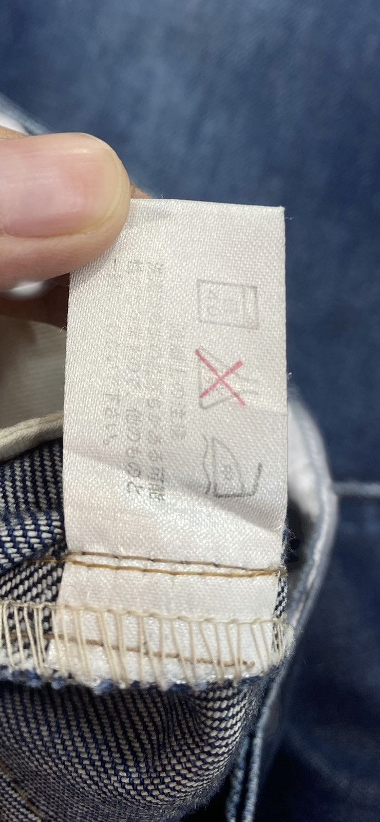Japanese Brand Japanese Brand Dark Blue Wash Style Straight Cut Jeans Size US 26 / EU 42 - 12 Thumbnail
