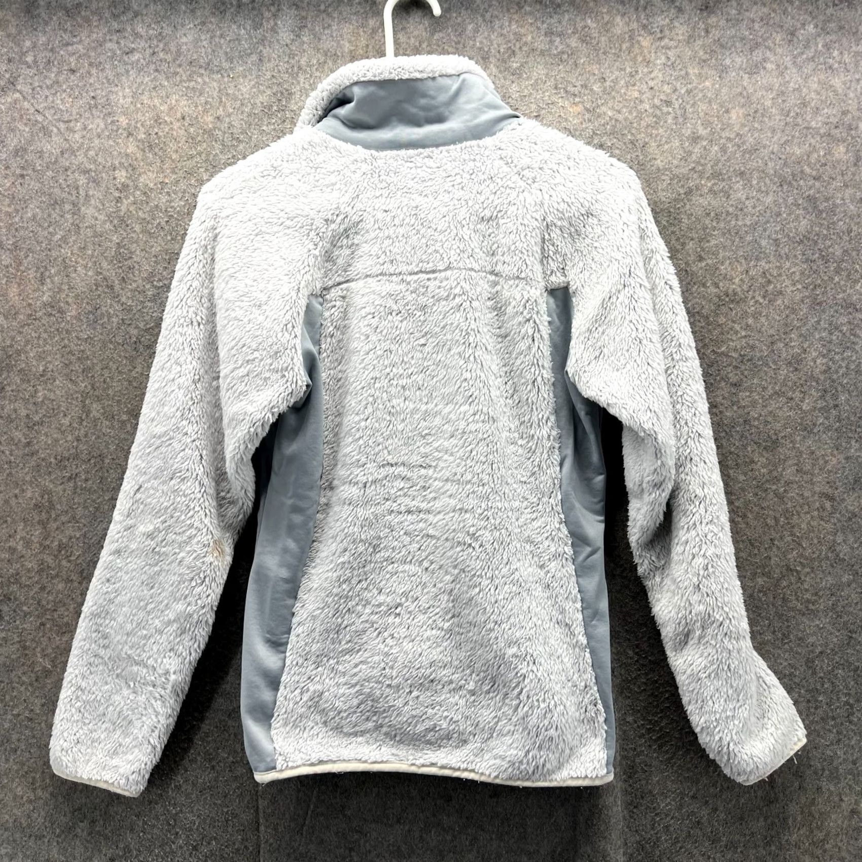 Vintage Columbia Jacket Womens Small Gray Fuzzy Sherpa Softshell Full Zip Winter Size S / US 4 / IT 40 - 2 Thumbnail