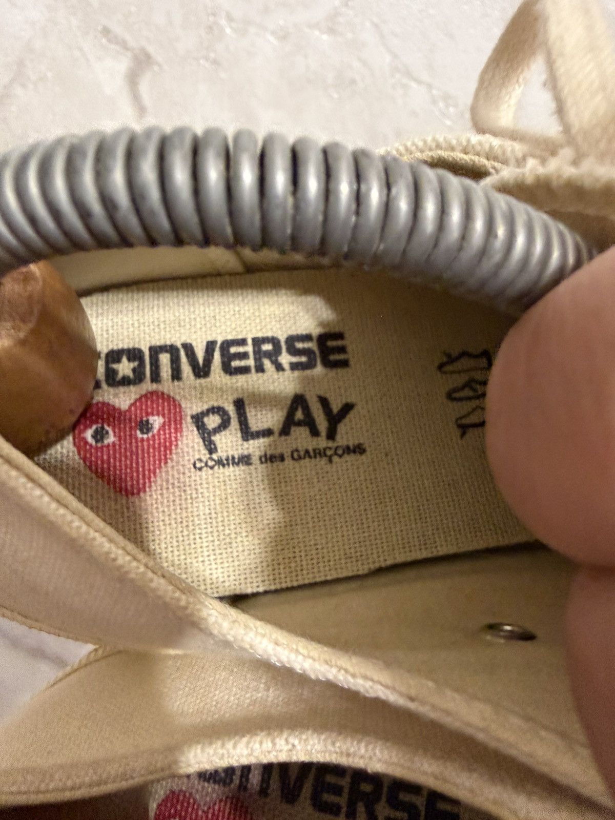 Comme des Garcons PLAY × Converse RARE Convers Comme Des Garcons PLay 70"s Size 8 Size US 8 / EU 41 - 14 Thumbnail