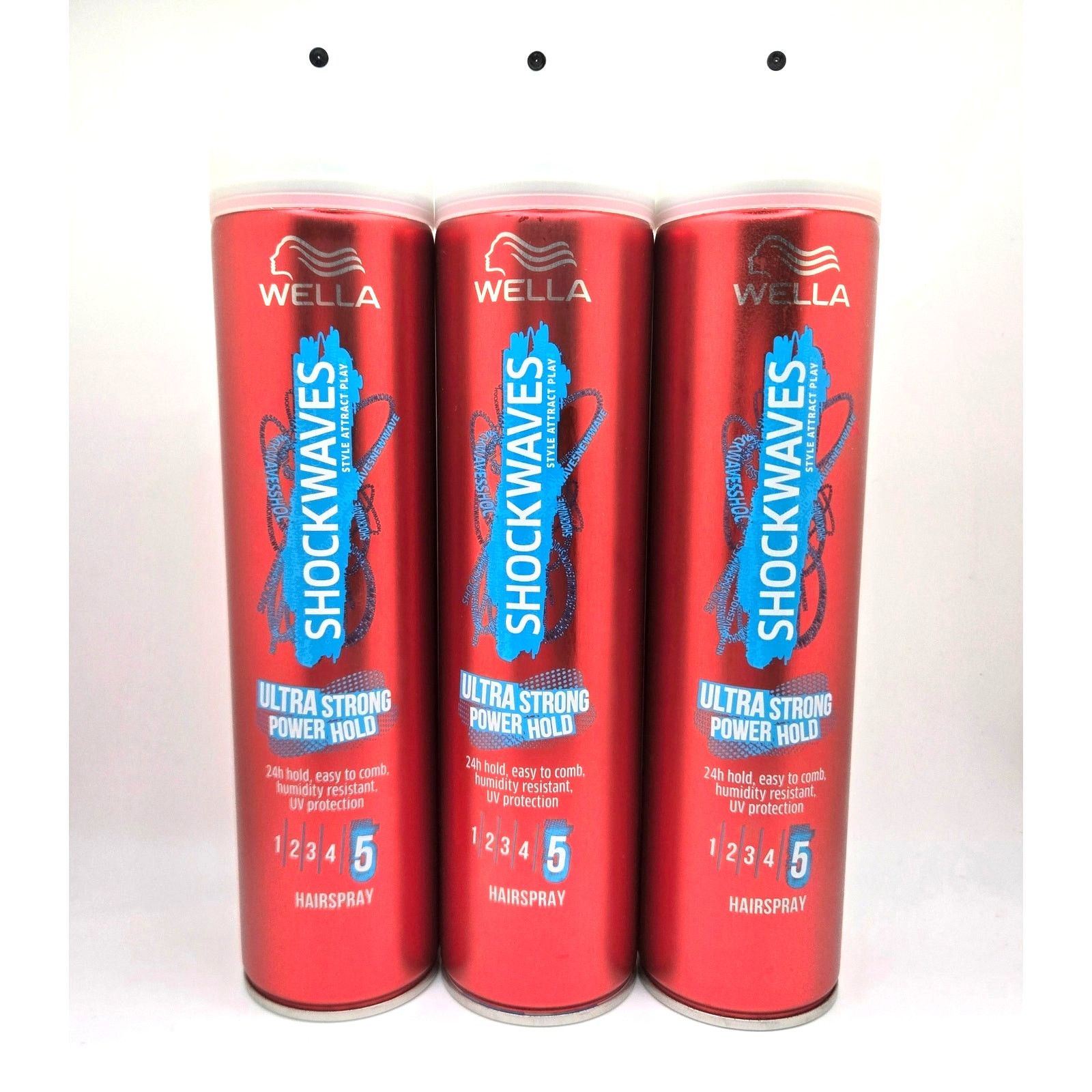 Other NEW Wella Shockwaves Ultra Power Hold Hairspray 3-pk Size ONE SIZE - 1 Thumbnail