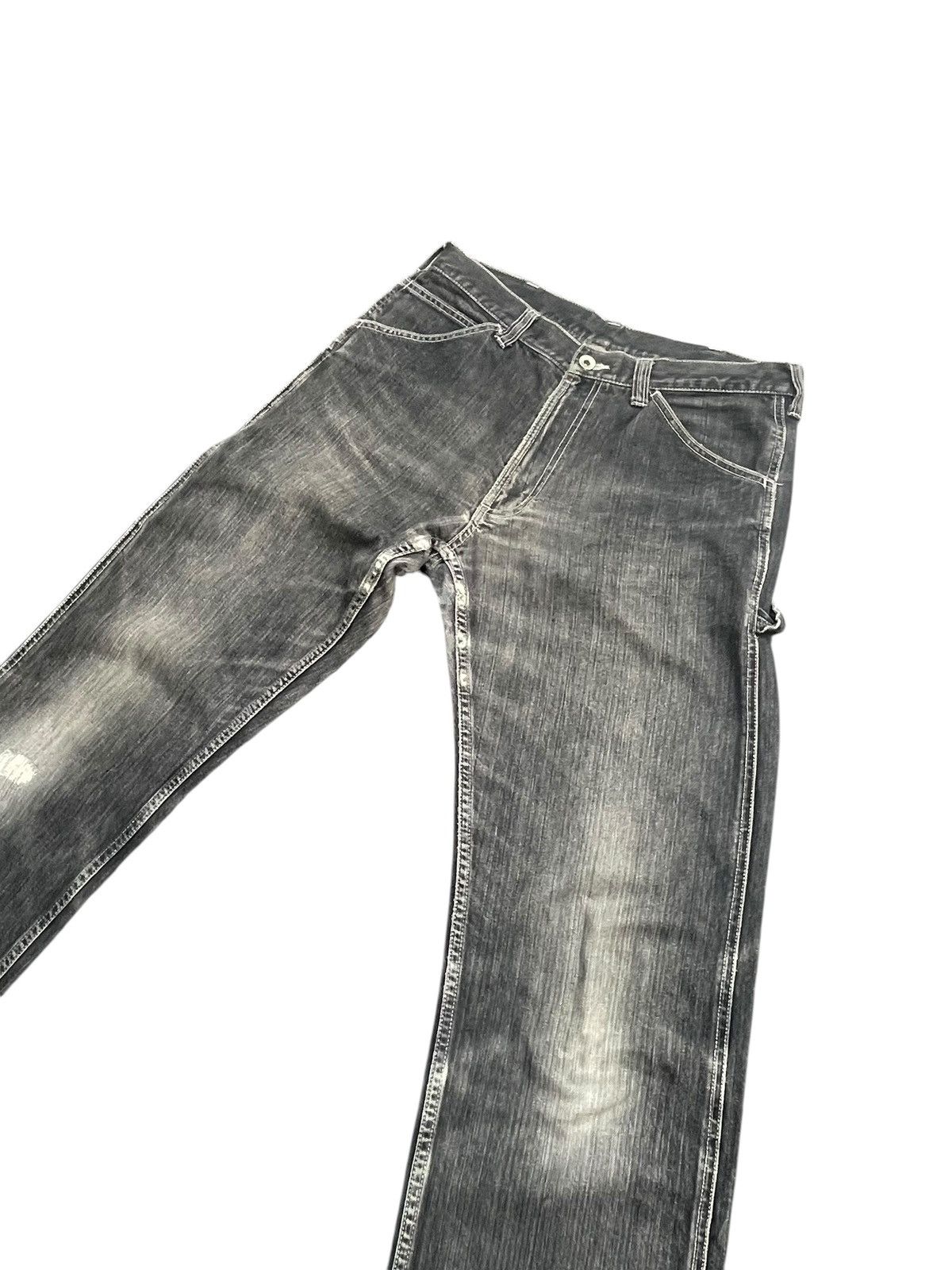 Japanese Brand Japanese Brand Workwear Distresed Denim Size US 32 / EU 48 - 2 Thumbnail