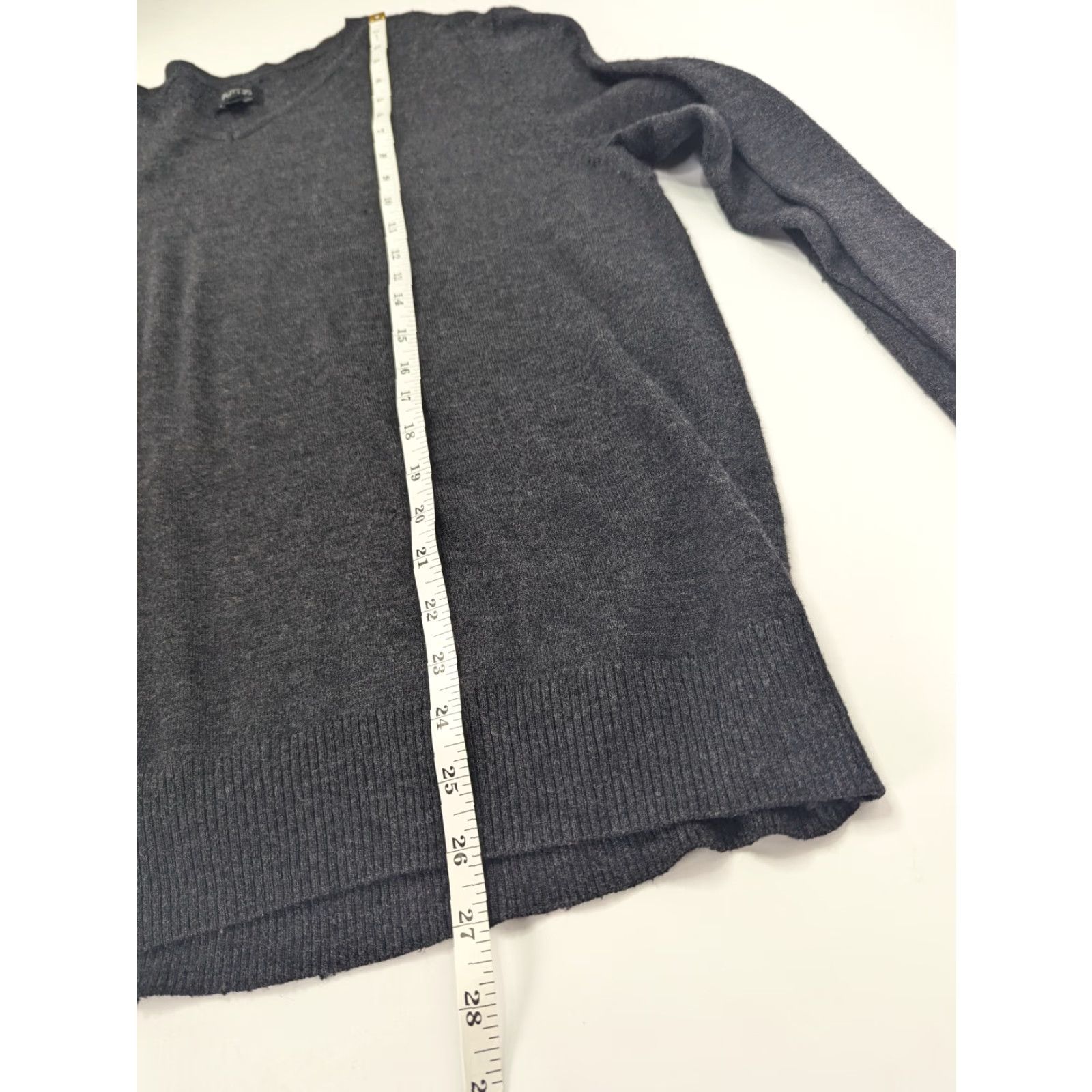 Apt. 9 APt. 9 Mens Merino Wool Blend Sweater V-Neck Long Sleeve Size L Black Knit Pullover Casual Mens Size US L / EU 52-54 / 3 - 4 Thumbnail