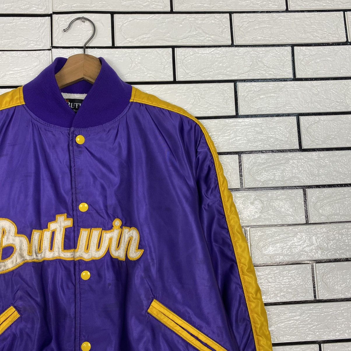 Toyo Enterprises 🔥VINTAGE SATIN BOMBER JACKET BUTWIN MADE IN USA Size US L / EU 52-54 / 3 - 6 Thumbnail
