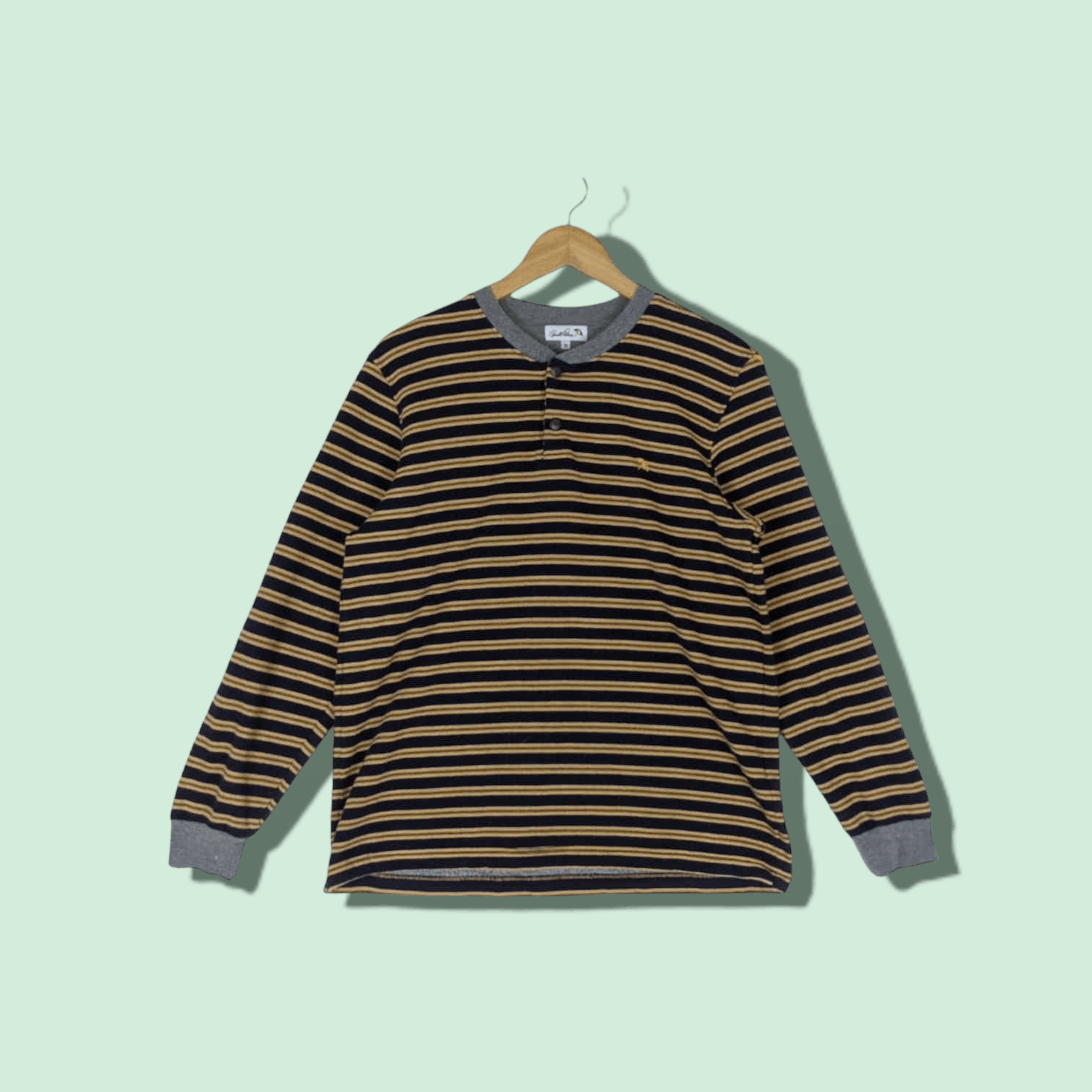 Japanese Brand ARNOLD PALMER Striped Jumper Sweatshirt Size US M / EU 48-50 / 2 - 1 Thumbnail