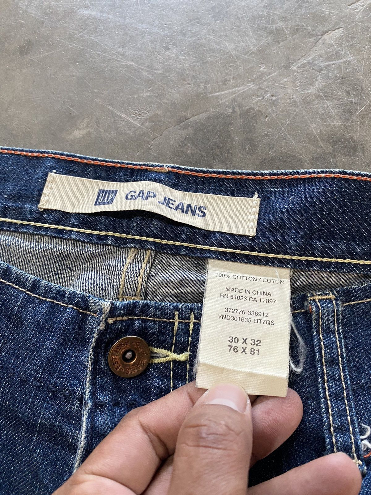 Gap × Japanese Brand Baggy Jeans Vintage Gap Carpenter Pants Size US 31 - 10 Thumbnail