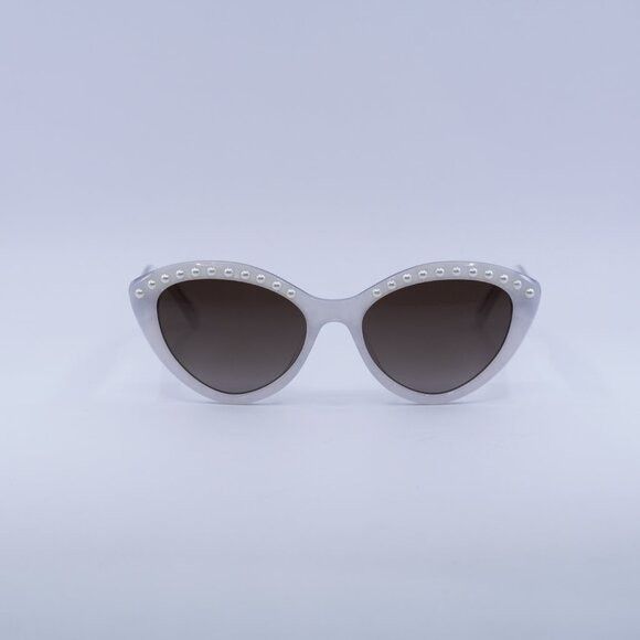 Kate Spade 🕶️New Kate Spade JUNI/G/S PEARL 0VK6 HA White Sunglasses Size ONE SIZE - 3 Thumbnail