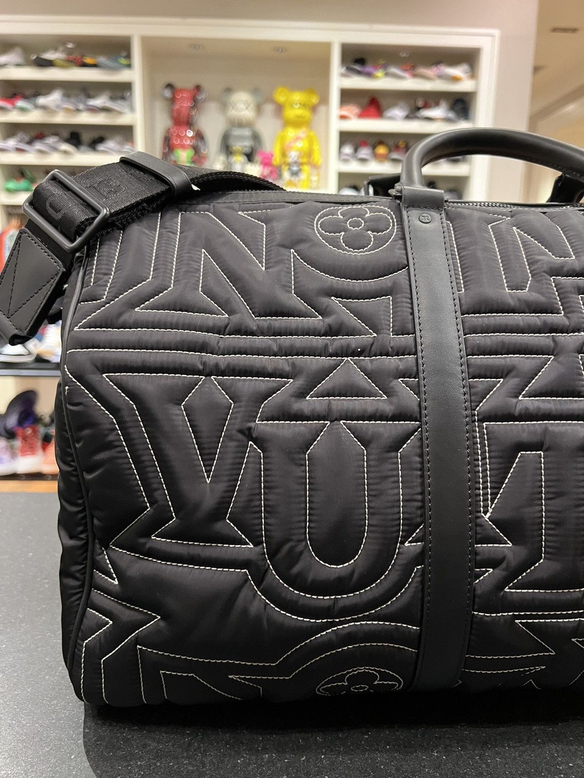 Louis Vuitton Louis Vuitton Nylon Embroidered Keepall Snow Capsule Duffle Size ONE SIZE - 8 Thumbnail