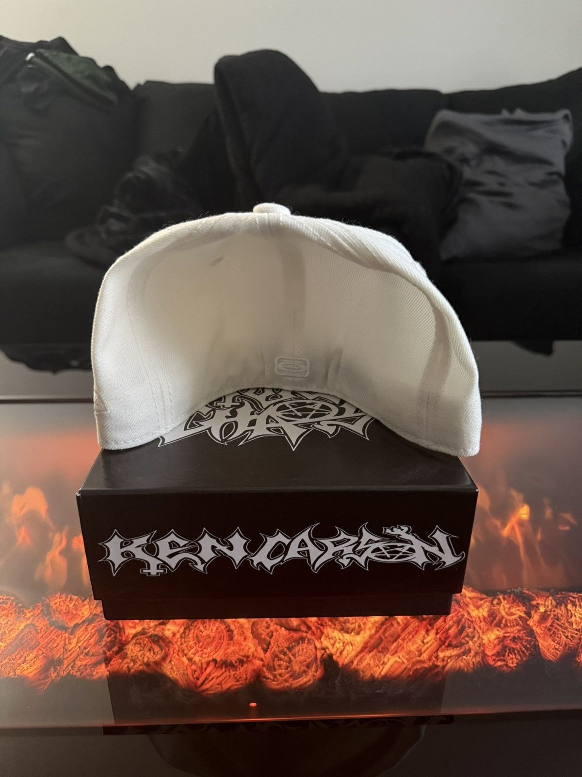 Playboi Carti YVL White on White New Era Logo 7 1/4 Size ONE SIZE - 3 Thumbnail