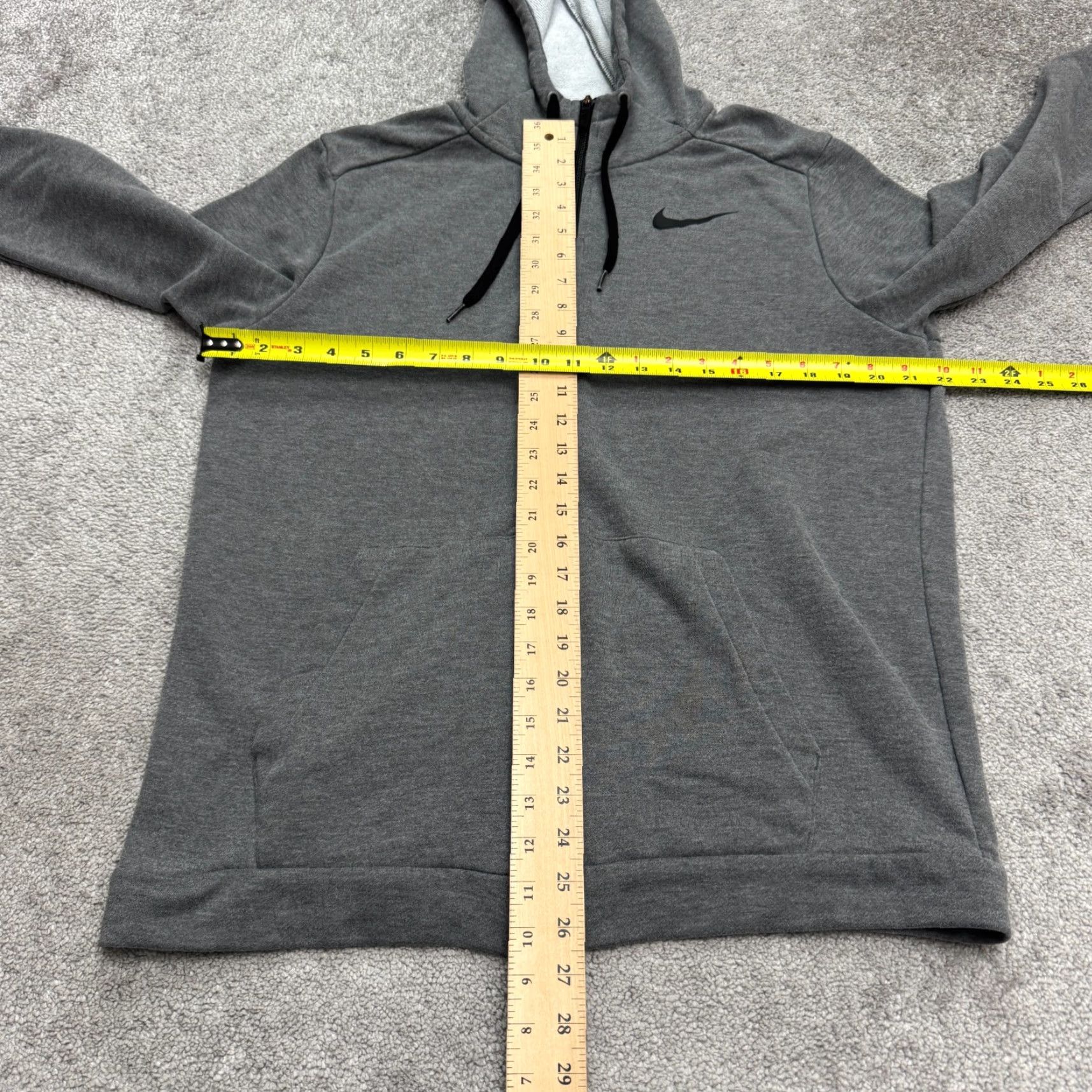 The North Face Nike Dri-Fit Full Zip Hoodie Mens Large Gray Swoosh Logo Pockets Sweatshirt Hooded Long Sleeve Zippered Size US S / EU 44-46 / 1 - 7 Thumbnail