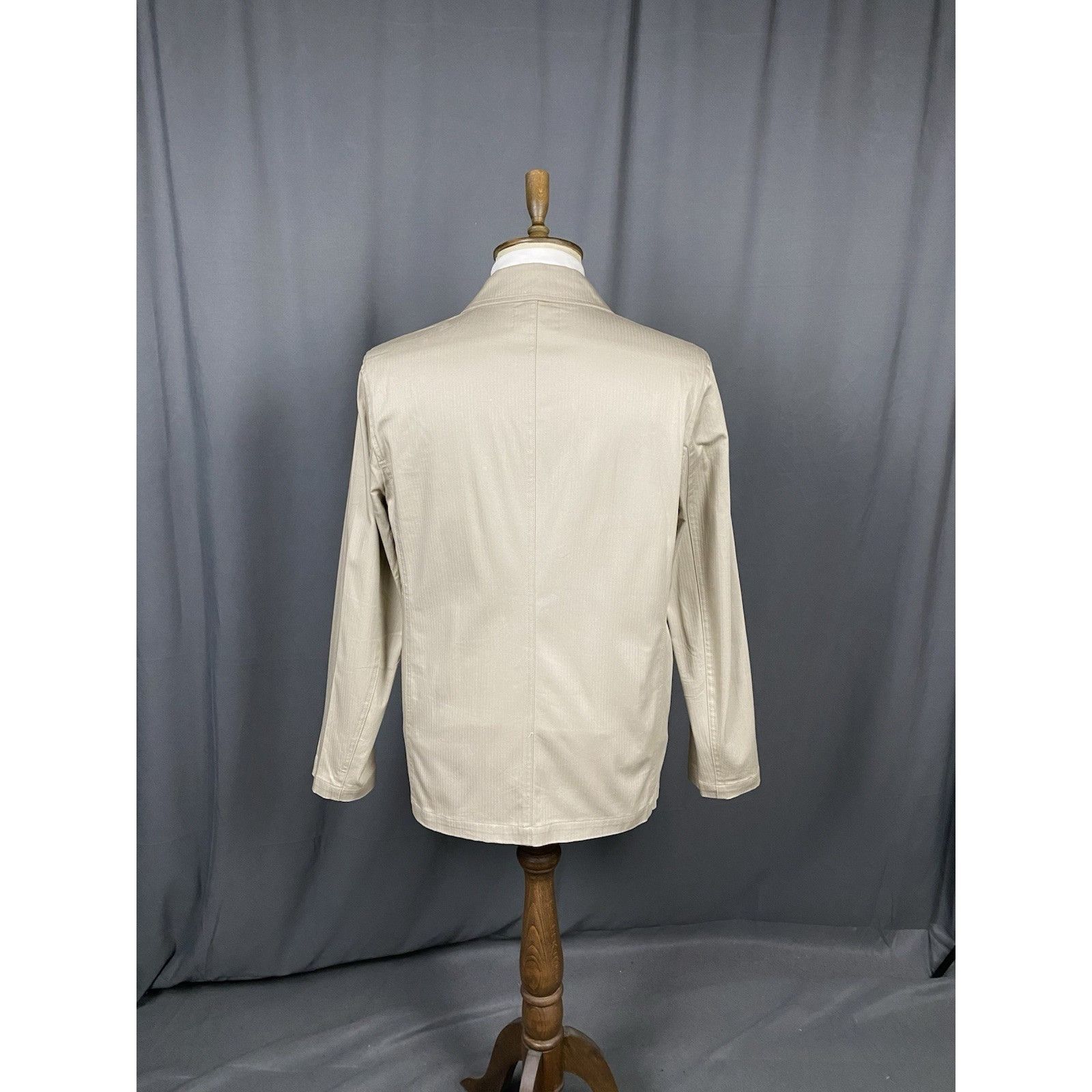 Folk MINT! Folk Men's Beige Multipocket Workwear Blazer Sportcoat Size US M / EU 48-50 / 2 - 8 Thumbnail