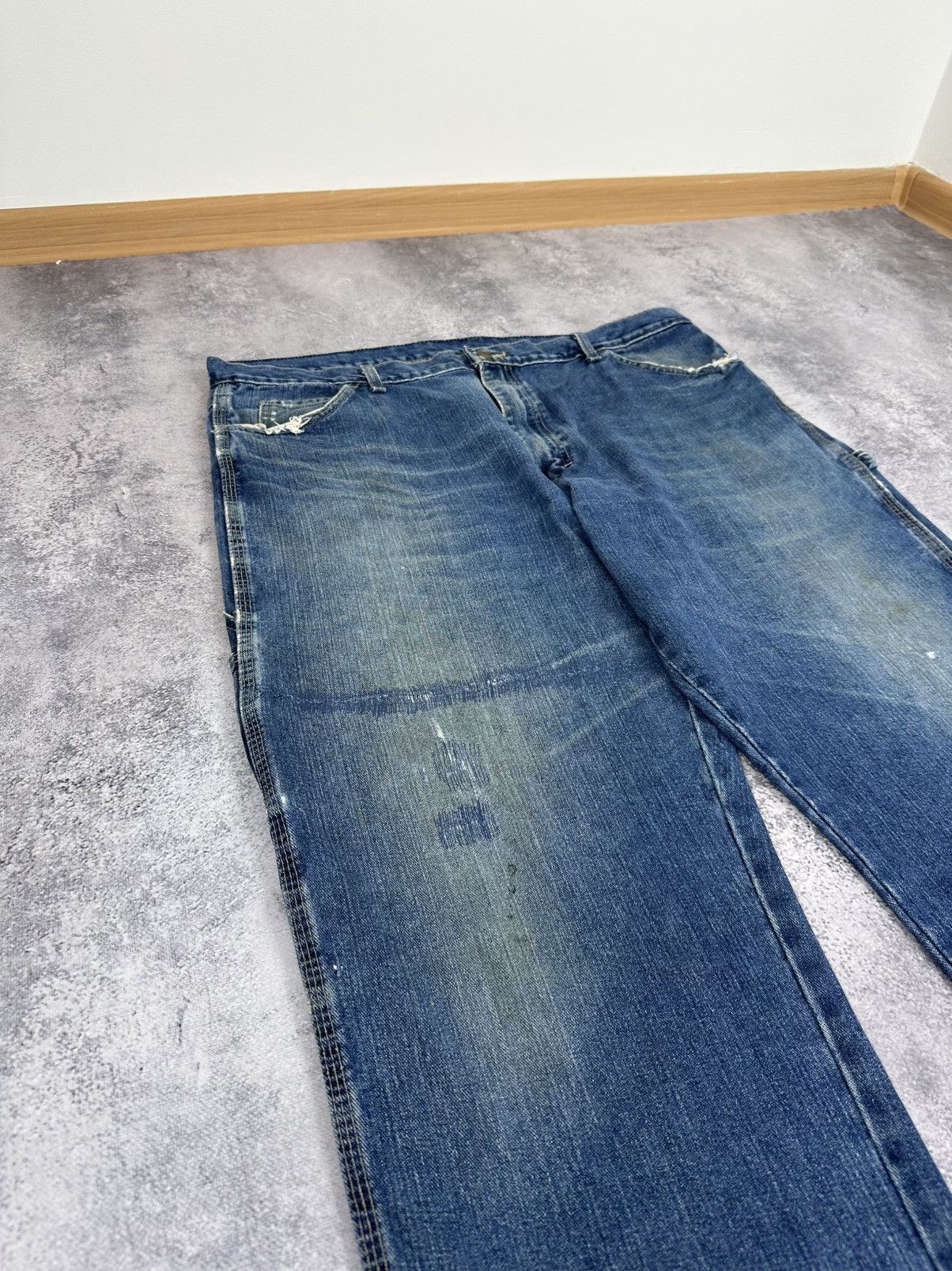 Dickies Vintage Dickies USA Denim Carpenter Baggy Y2K Work Pants Size US 40 / EU 56 - 10 Thumbnail