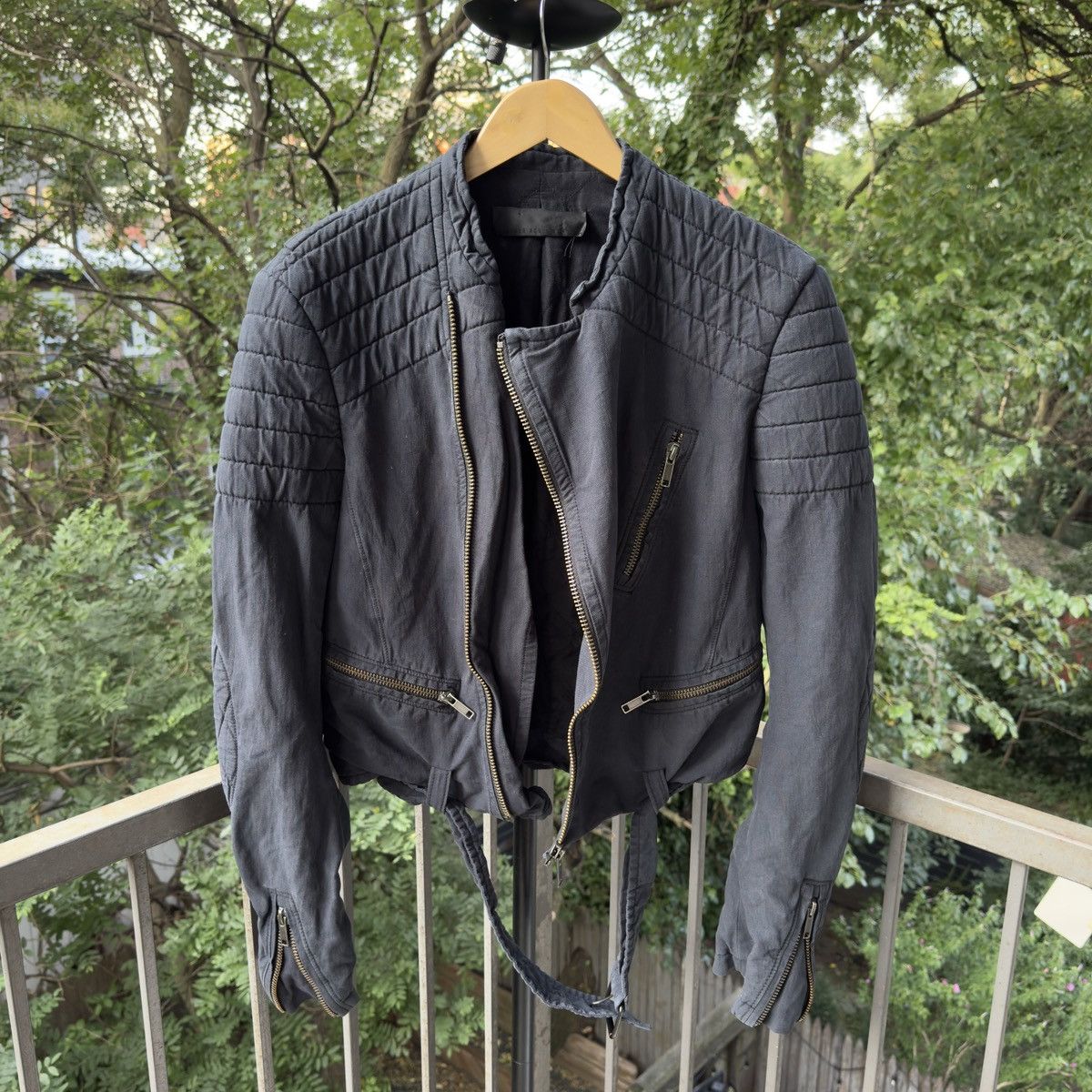 Haider Ackermann Haider Ackermann SS17 Structural Biker Moto Jacket Size US S / EU 44-46 / 1 - 4 Thumbnail