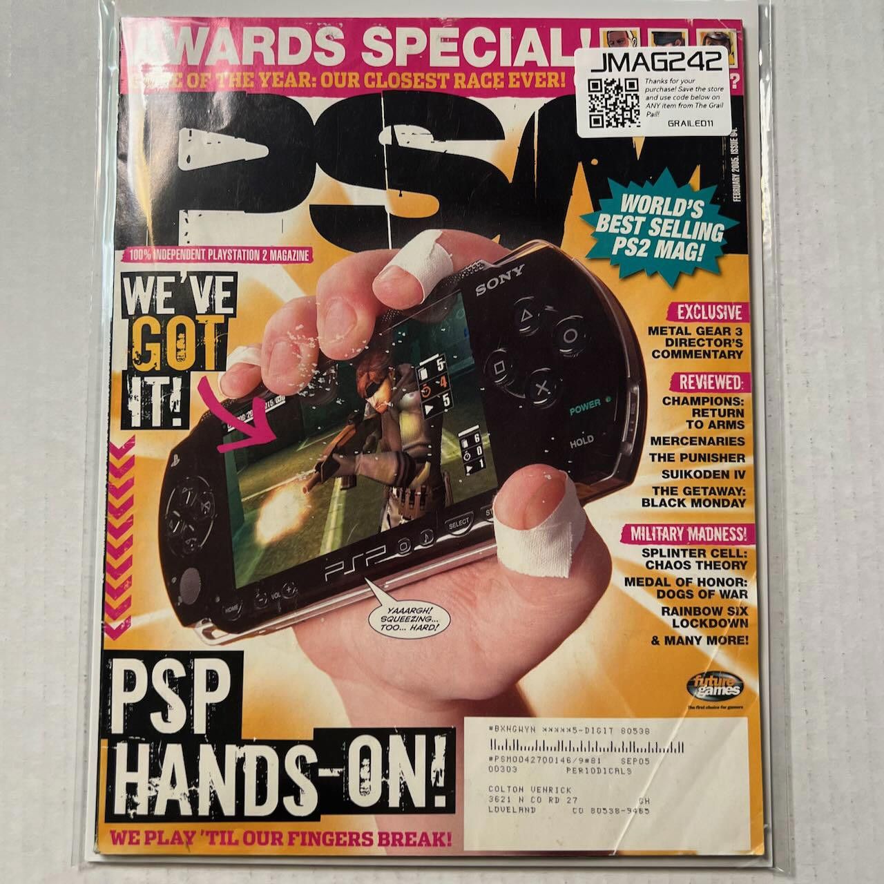 Playstation PSM Magazine #94 FEB 2005 PSP Hands-On & Awards Special! Size ONE SIZE - 9 Thumbnail