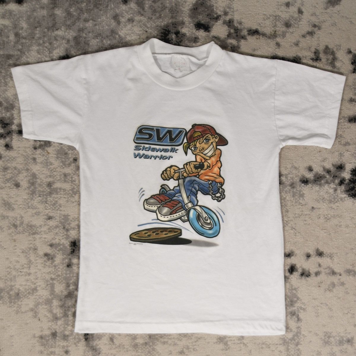 Vintage Vintage Y2K Scooter Skateboard Print T-Shirt Size US S / EU 44-46 / 1 - 1 Thumbnail