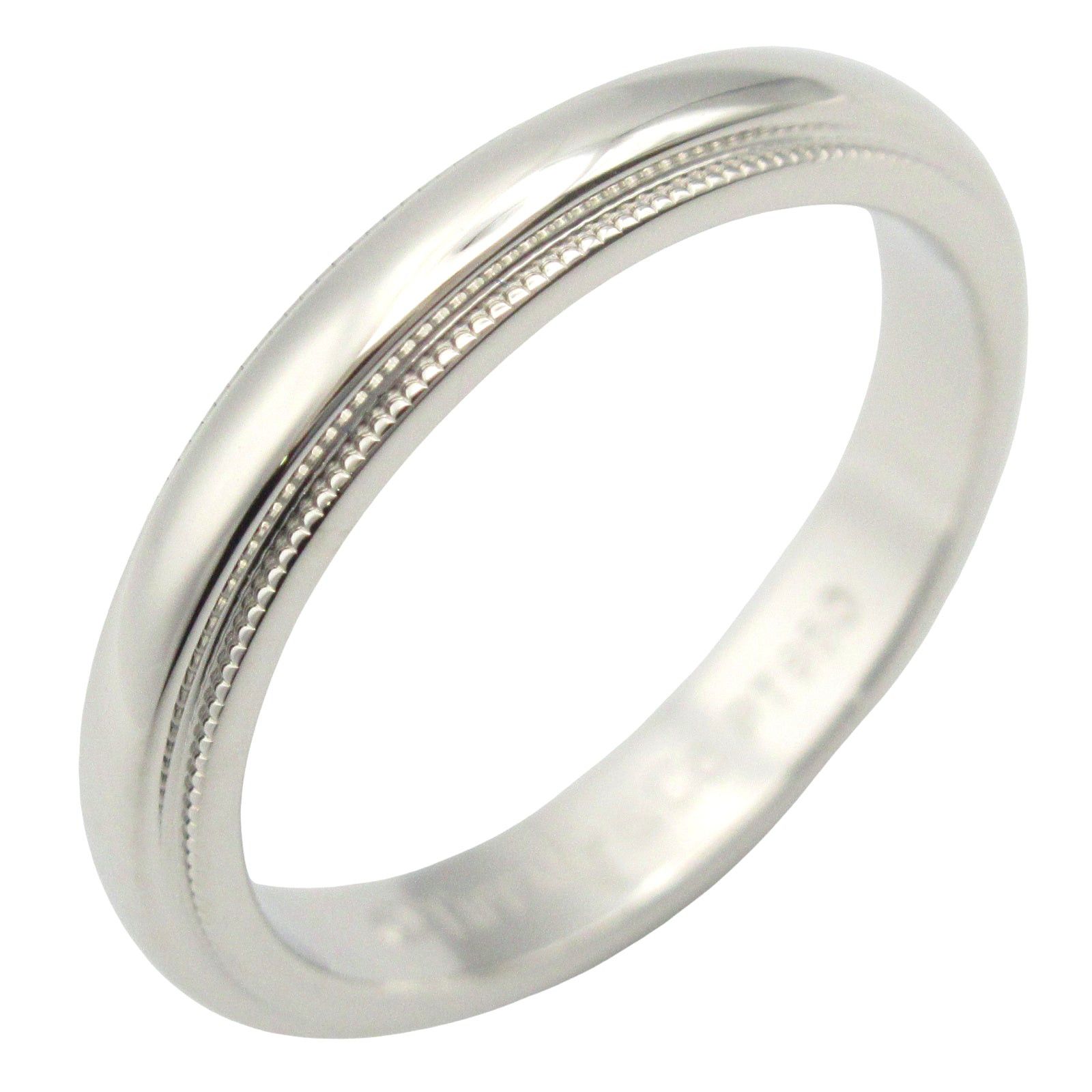 Tiffany & Co. Tiffany Co Milgrain Ring Pt950 Platinum Silver Size ONE SIZE - 1 Thumbnail