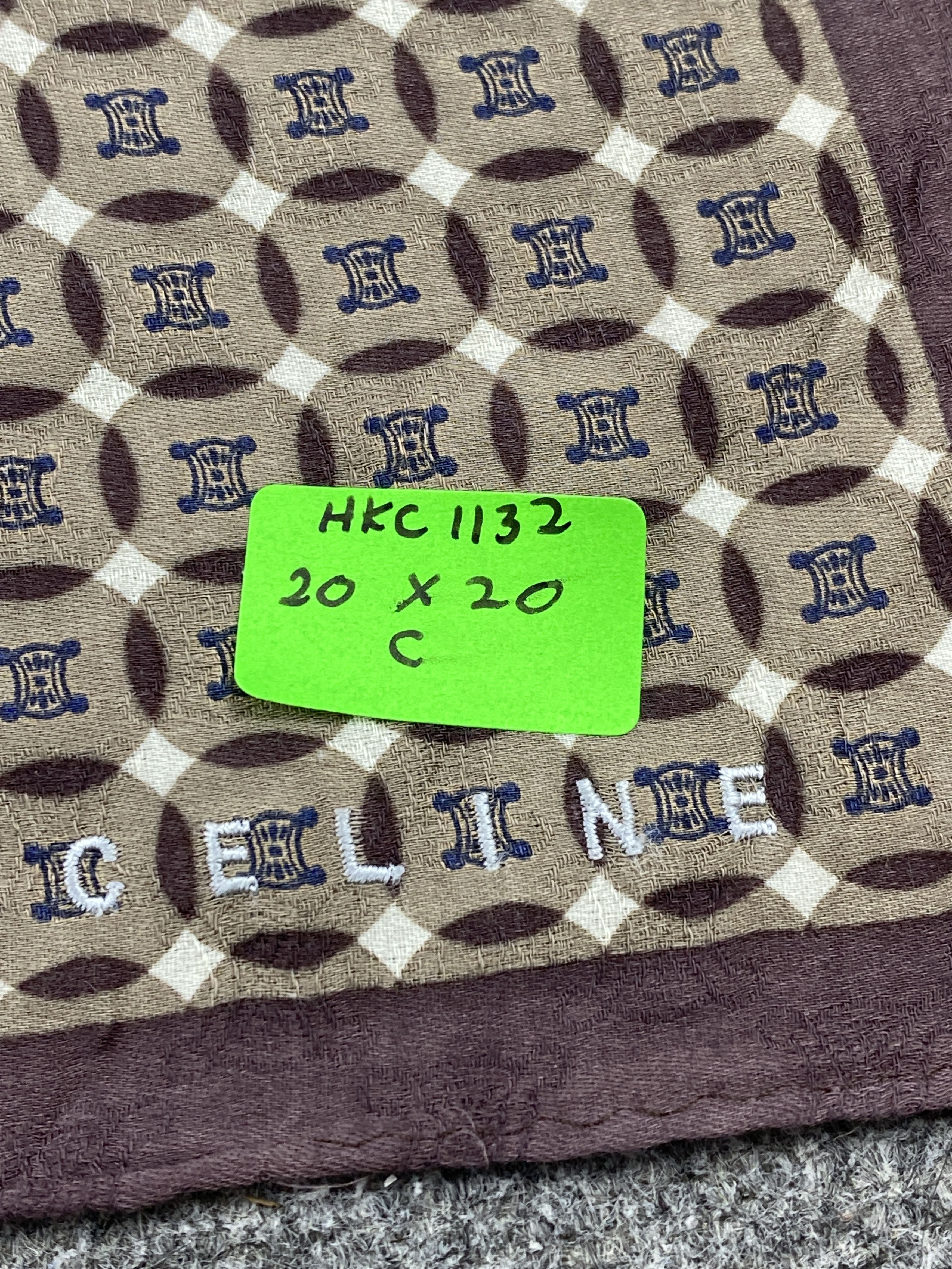 Celine Vintage Celine Handkerchief / Neckerchief HKC1132 Size ONE SIZE - 8 Thumbnail