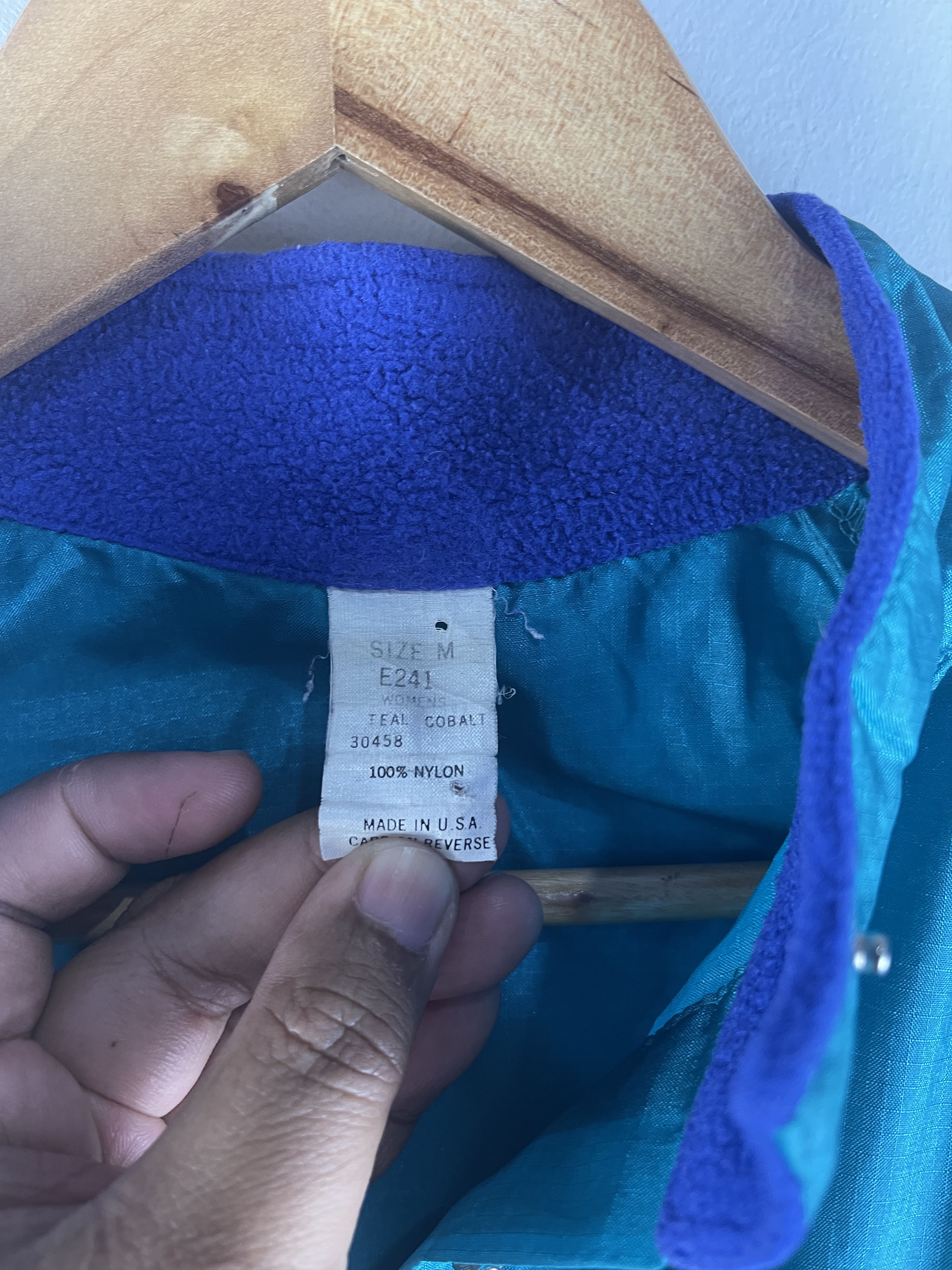 L.L. Bean Vintage L.L.Bean Teal Cobalt Pullover Anorak Jacket Size US M / EU 48-50 / 2 - 13 Thumbnail