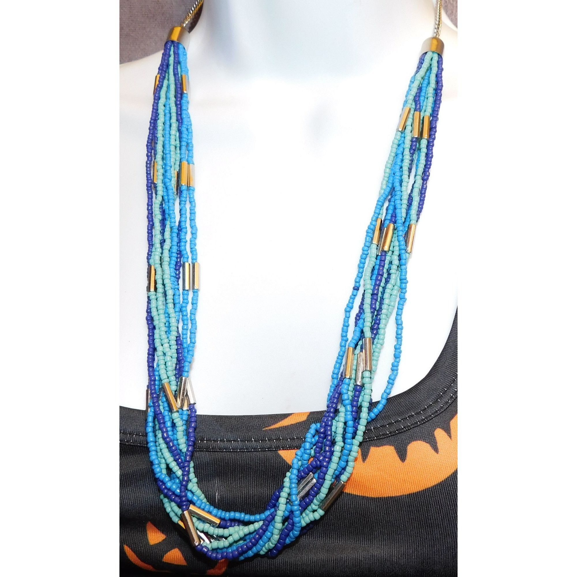 Other Blue And Silver Necklace Size ONE SIZE - 4 Thumbnail