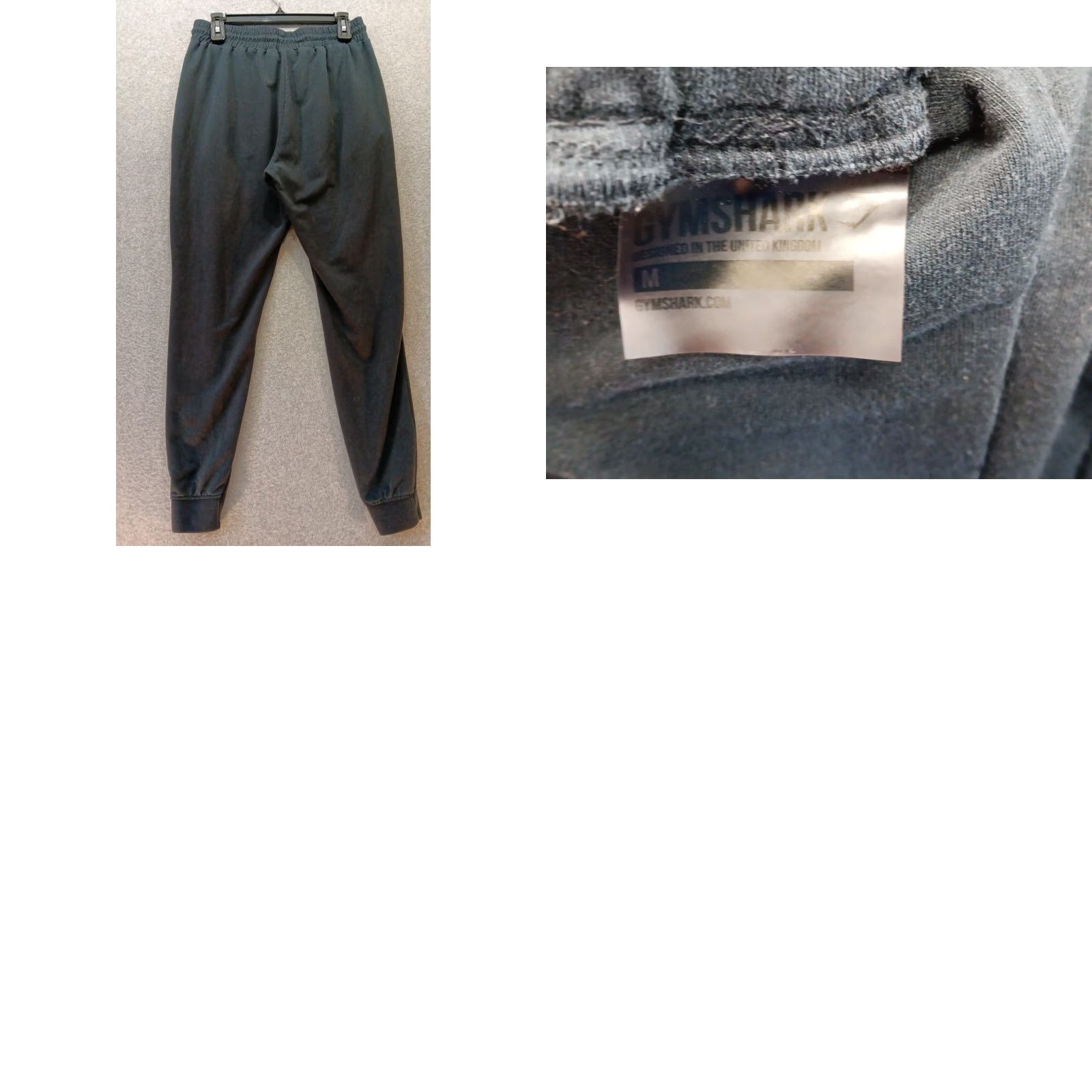 Gymshark Gymshark Pants Joggers Adult M Black Sports Active Training Performance Tapered Size US 31 - 8 Thumbnail