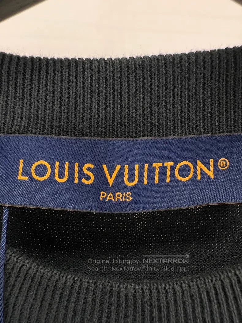 Louis Vuitton Louis Vuitton Black and white figure knitted short sleeve Size US S / EU 44-46 / 1 - 5 Thumbnail