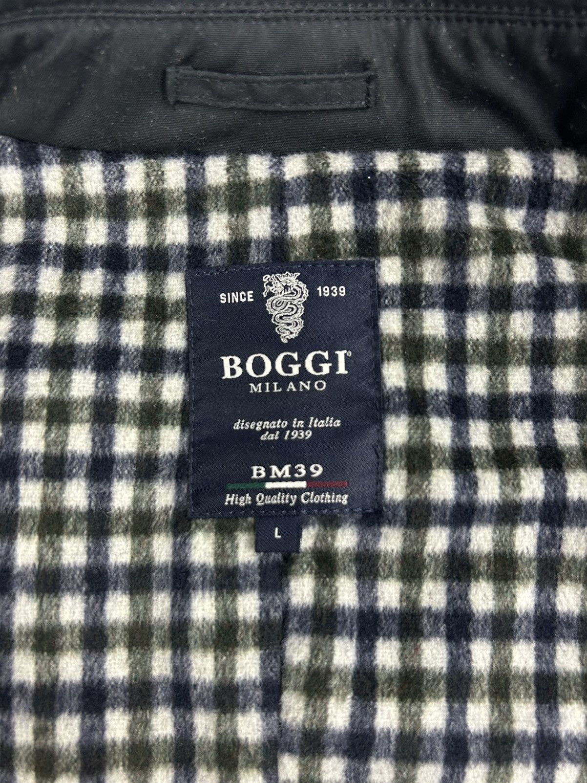 Boggi Vintage Boggi Milano Heavy Coat Wool Blend Black Men’s L Size US L / EU 52-54 / 3 - 12 Thumbnail