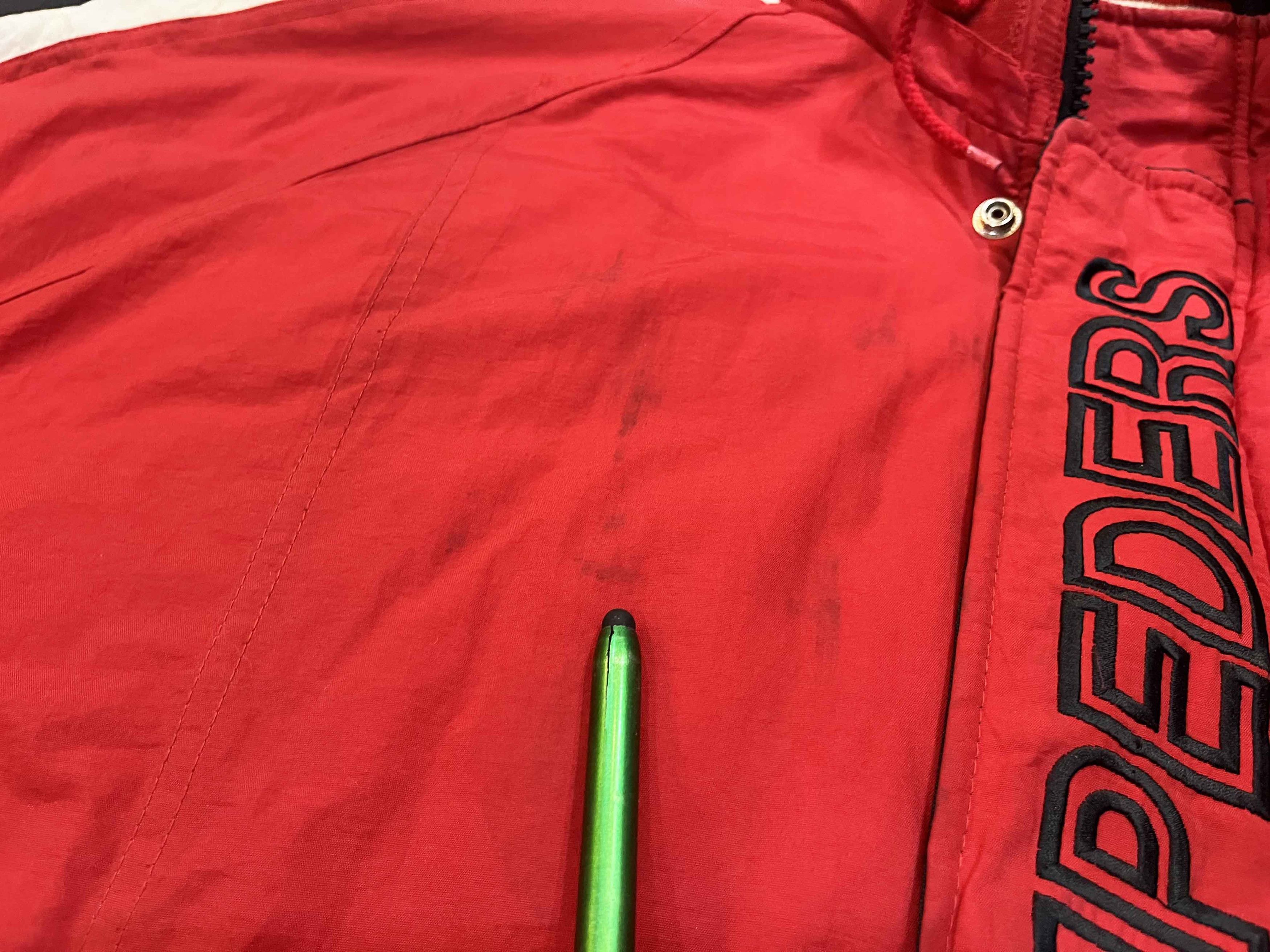 Starter × Vintage Vintage Starter CFL Calgary Stampeders Hoodie Puffer Jacket Size US XL / EU 56 / 4 - 14 Thumbnail