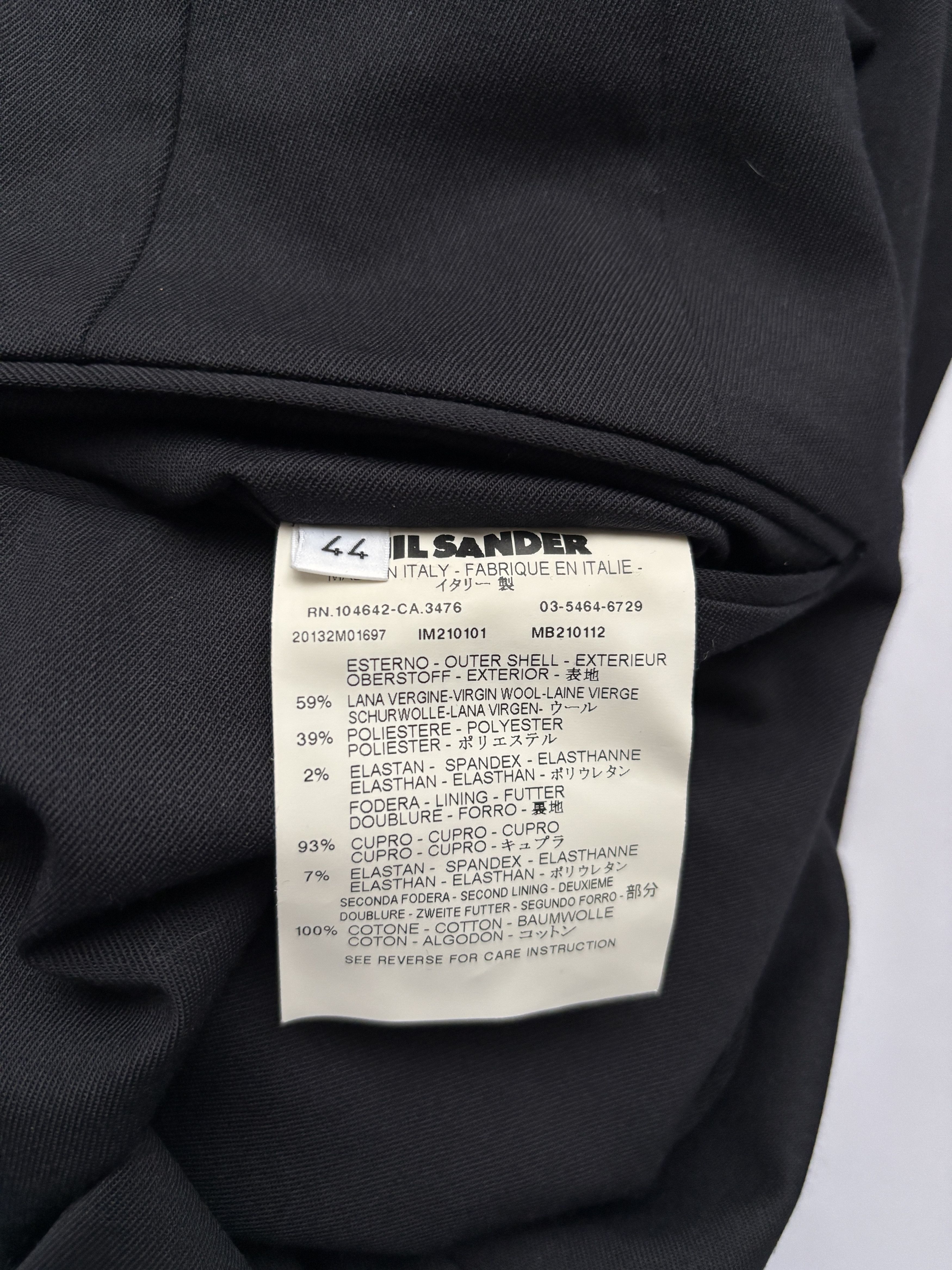 Jil Sander ⚡️QUICK SALE⚡️Jil Sander Black Pants Trousers Size 30" / US 8 / IT 44 - 5 Thumbnail