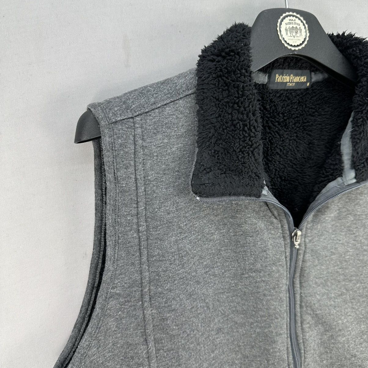 Vintage Vintage Patrizio Francesca Italy Zipper Vest Sherpa Lining Size US M / EU 48-50 / 2 - 2 Thumbnail