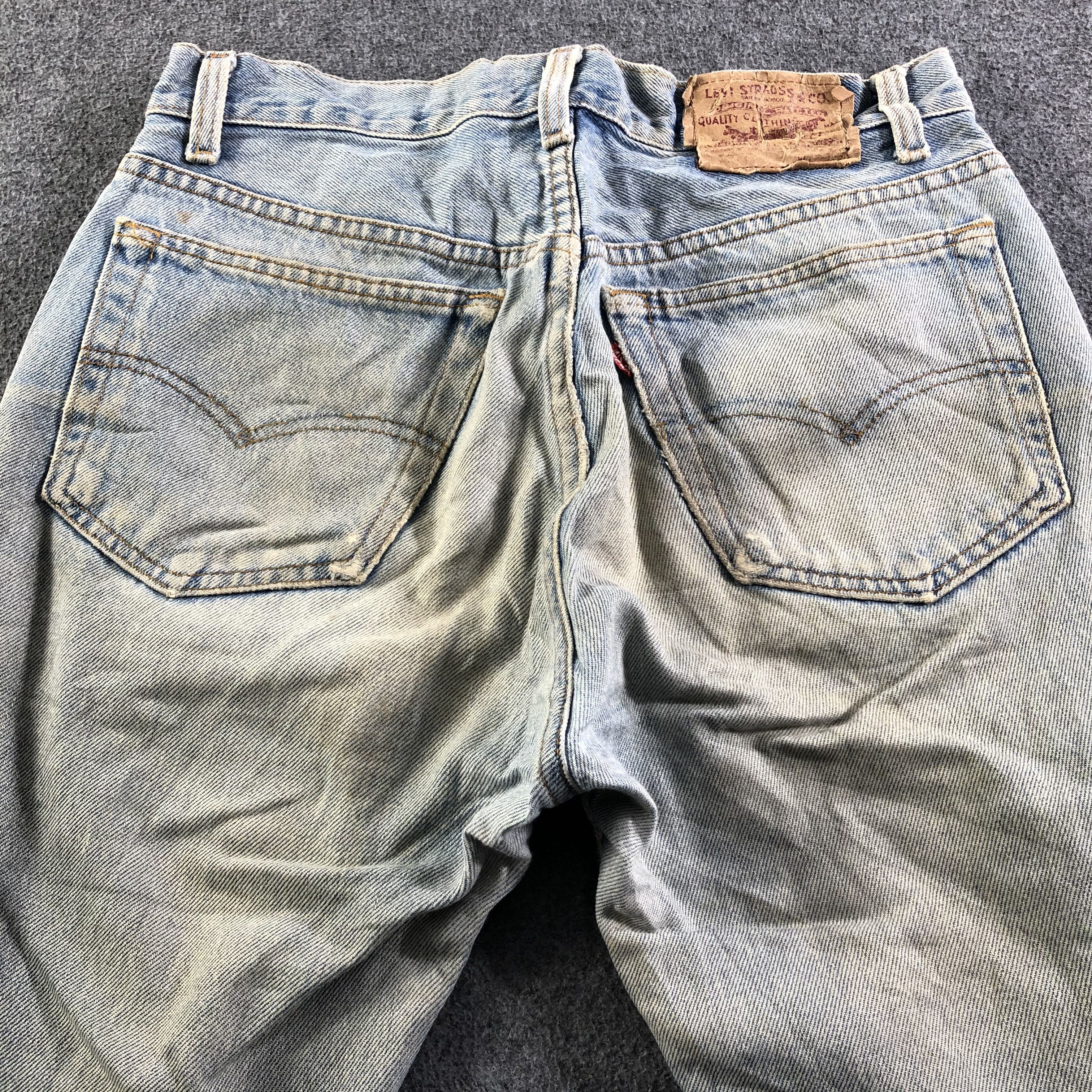 Levi's × Vintage Vintage 90s Light Wash Levis 501 Jeans-J3953 Size US 30 / EU 46 - 4 Thumbnail