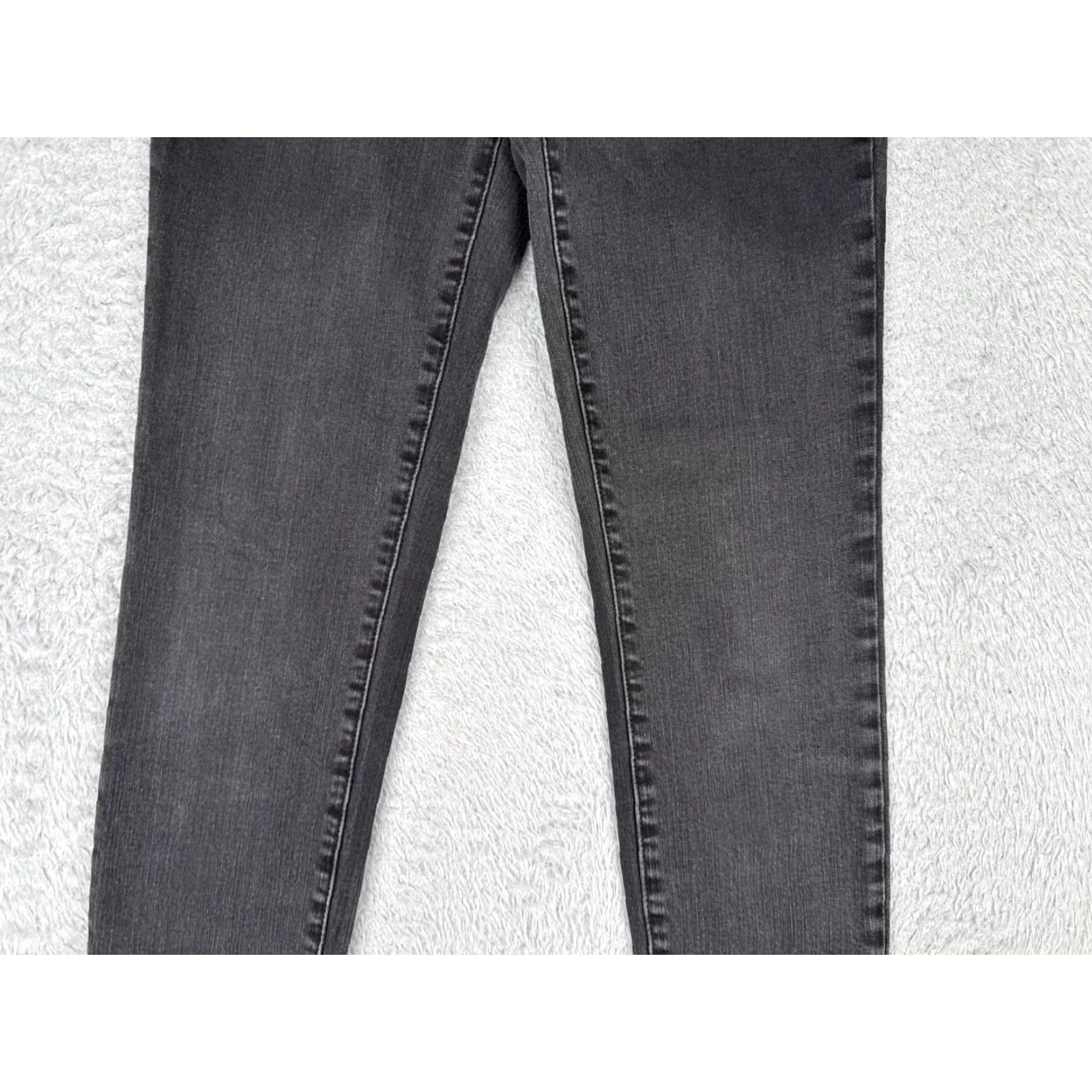 Madewell Madewell Jeans Women Skinny Denim 27 Black 9" High Riser 26x28 Cotton Blend Logo Pocket Size 27" / US 4 / IT 40 - 3 Thumbnail