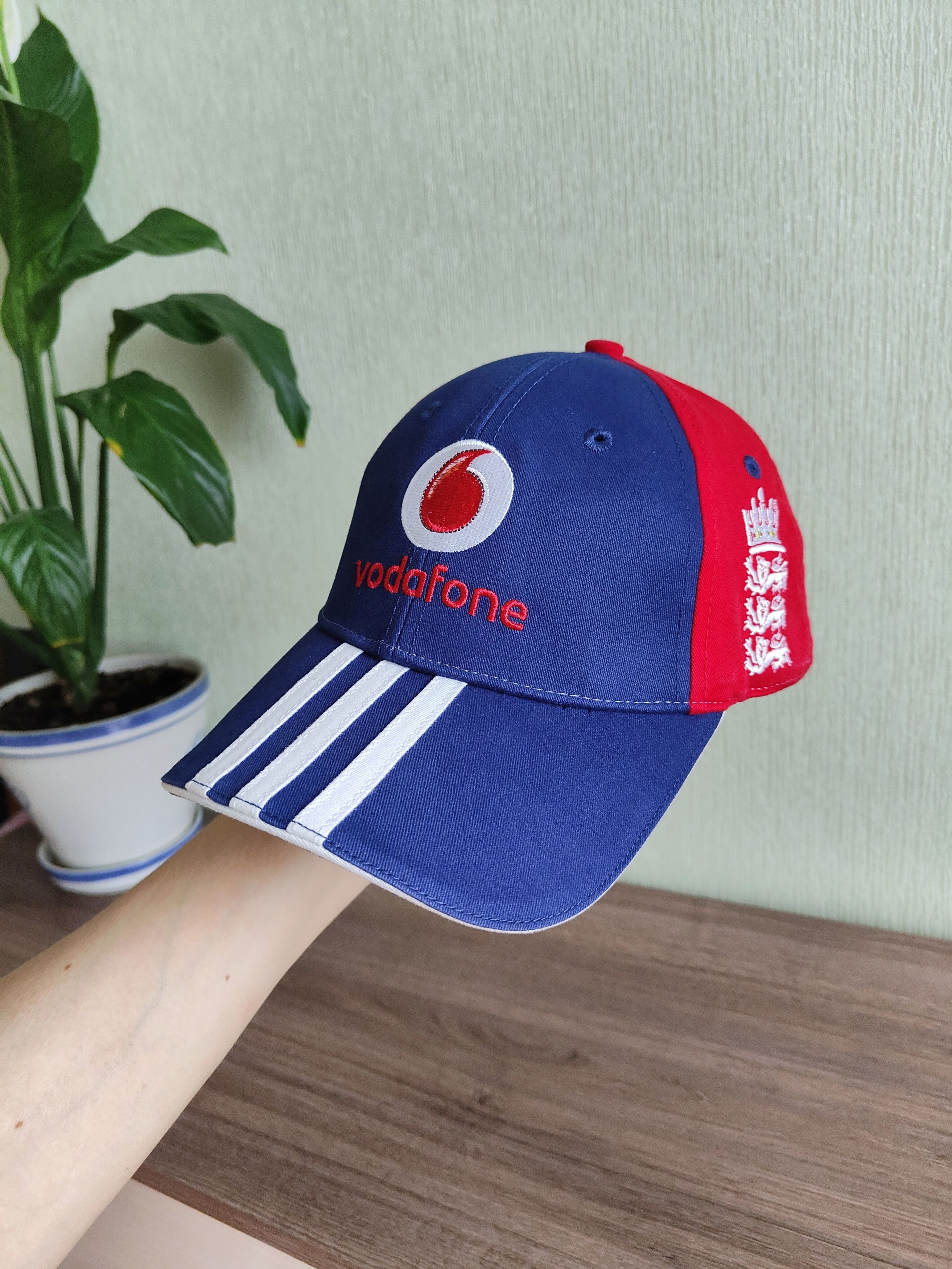 Adidas Vintage Adidas Vodafone England Baseball Cap Adidas Size ONE SIZE - 5 Thumbnail