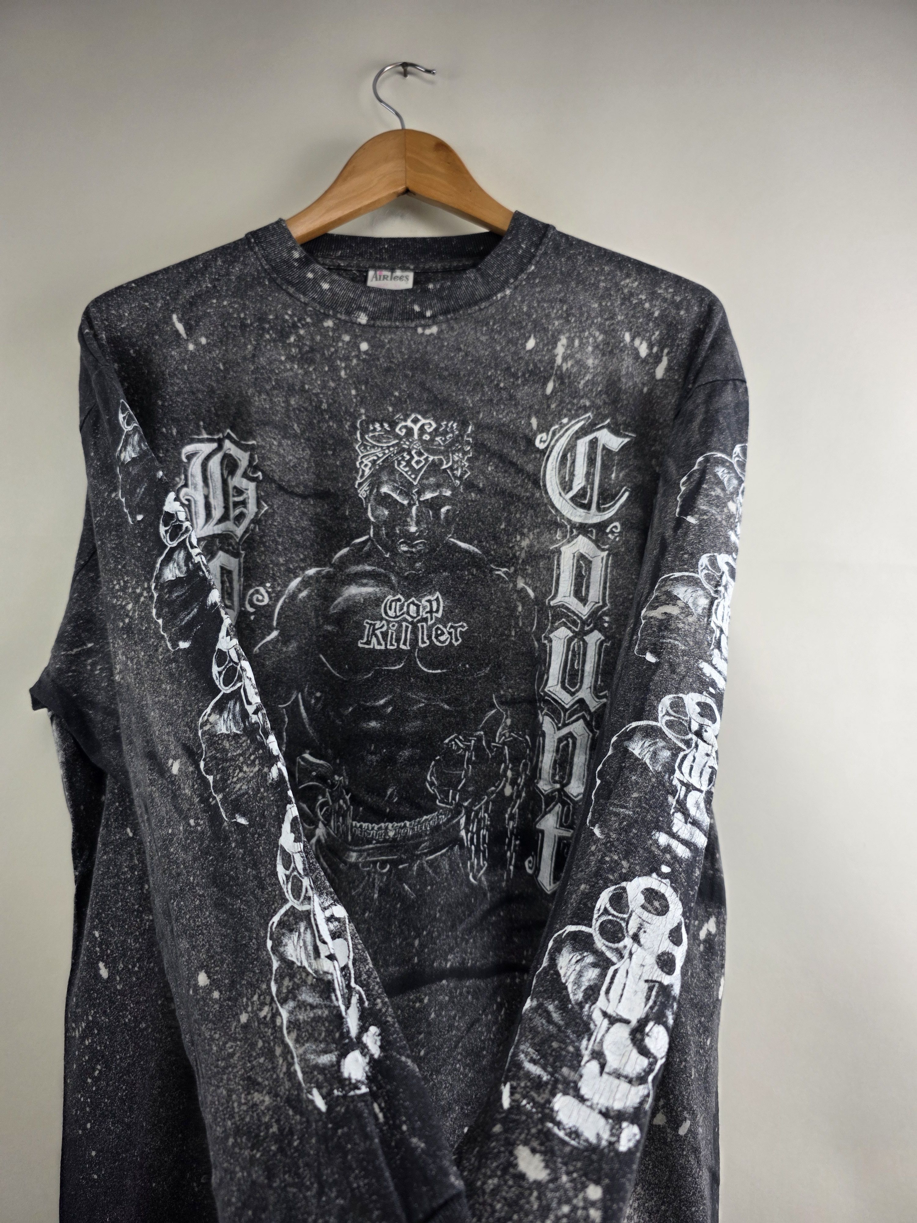 Band Tees × Rap Tees × Vintage 90s Body Count Cop Killer Long-sleeved XL 22" 27.5" Size US XL / EU 56 / 4 - 2 Thumbnail