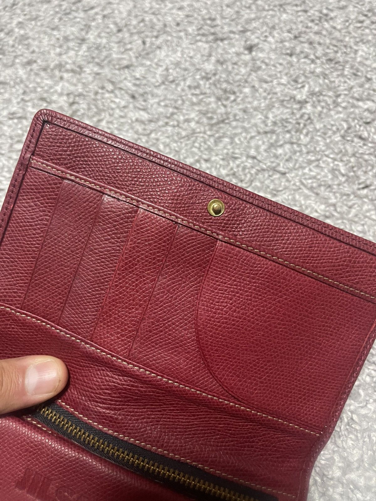 Jil Sander Jil Sander Vintage RARE Leather Folding Wallet West Germany Size ONE SIZE - 12 Thumbnail