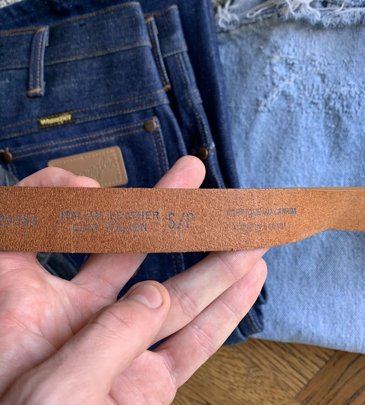 Vintage 80s Vintage Century Canada Brown Leather Belt Chrome Silver Size ONE SIZE - 7 Thumbnail