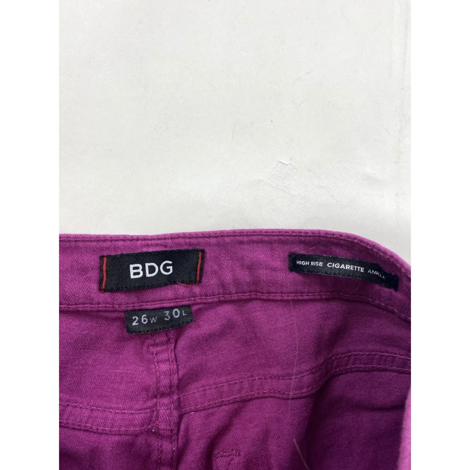 Bdg BDG Cigarette Pants Women’s 26 Fuchsia Pink Jeans Skinny Women Size 26 Pink BDG Size 26" / US 2 / IT 38 - 3 Thumbnail