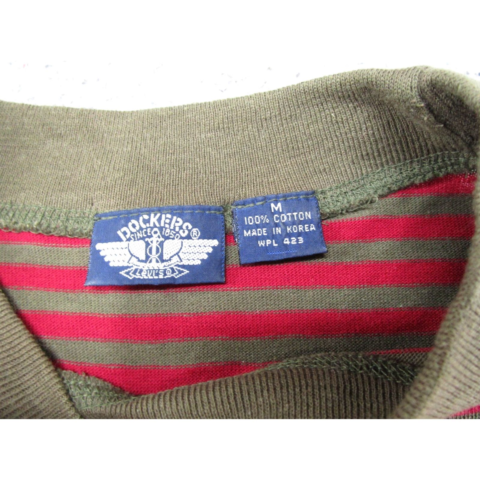 Dockers VTG Dockers Striped Long Sleeve Shirt M 90s Colorway Multi-Color Skater Coca? (But must only use words from original title)" Size US M / EU 48-50 / 2 - 2 Thumbnail