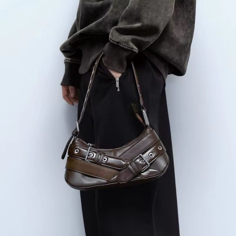 Ladies Pu Leather Deco Belts Strap Tote Bags