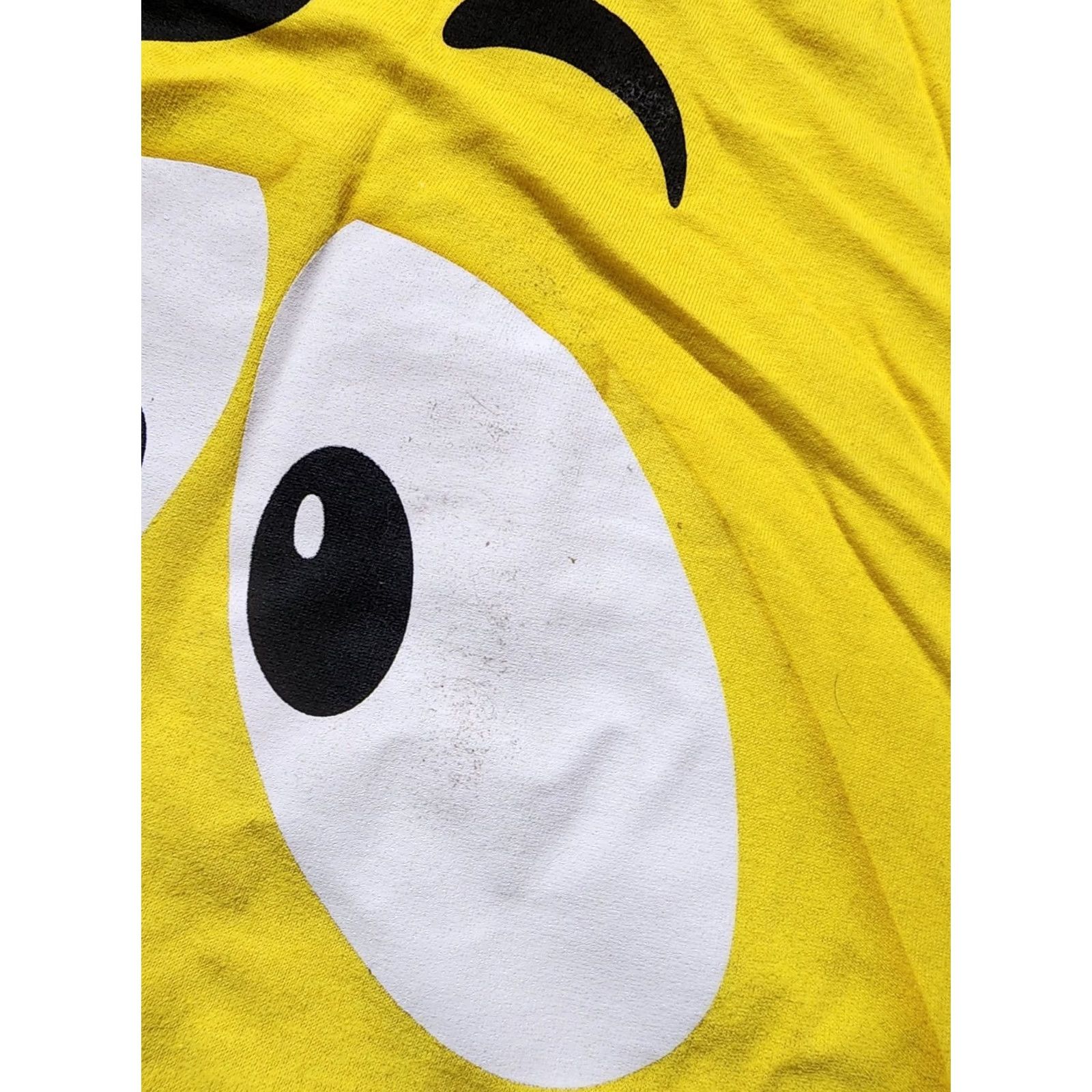 Vintage VINTAGE Mens XL Yellow M&M Candy Big Graphic Costume T Shirt Distressed 90s Mens XL Yellow M&M Candy Big Graphic Costume T Shirt Distressed Size US XL / EU 56 / 4 - 4 Thumbnail