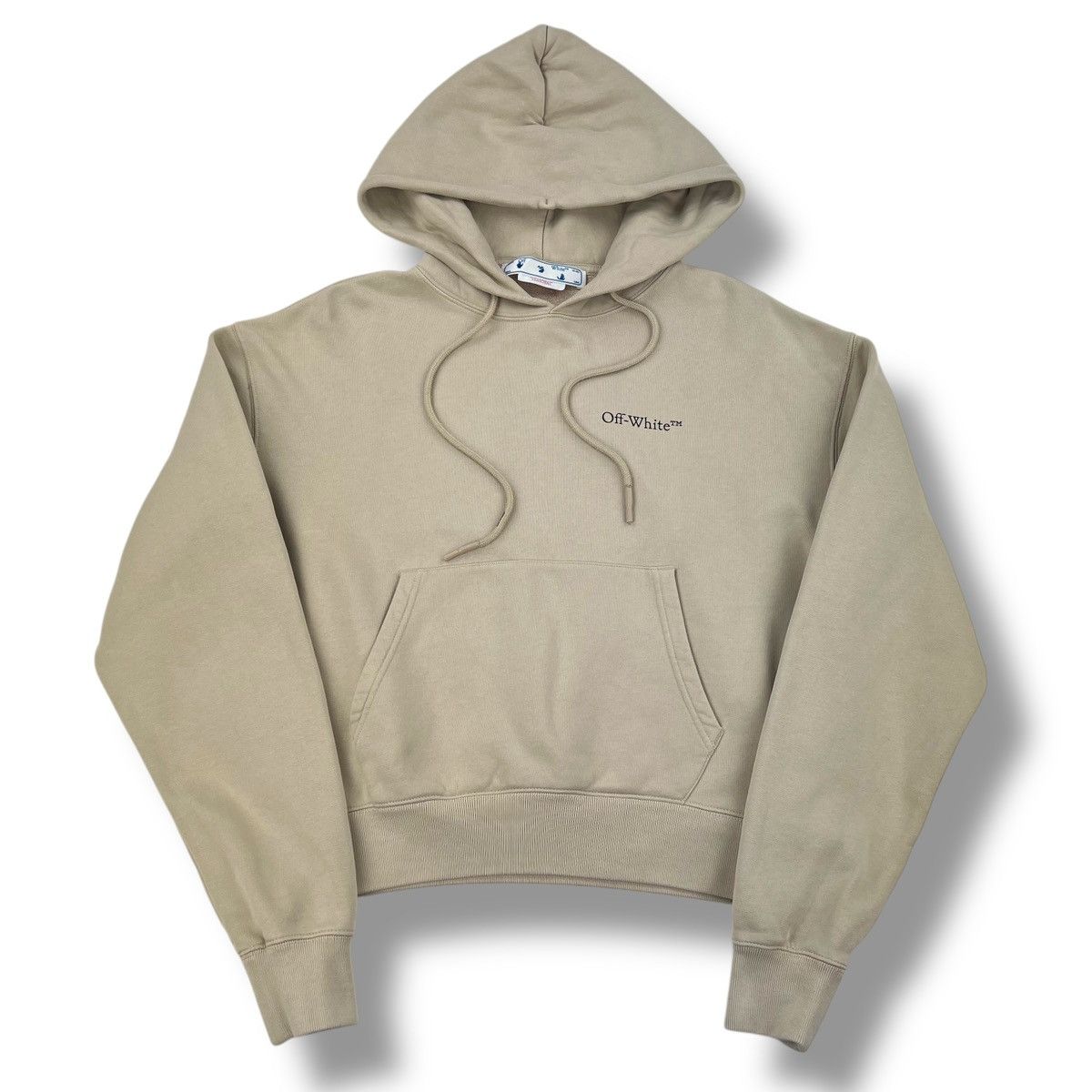 Off-White Off-White Caravaggio The Crowing Beige Hoodie Size US S / EU 44-46 / 1 - 3 Thumbnail