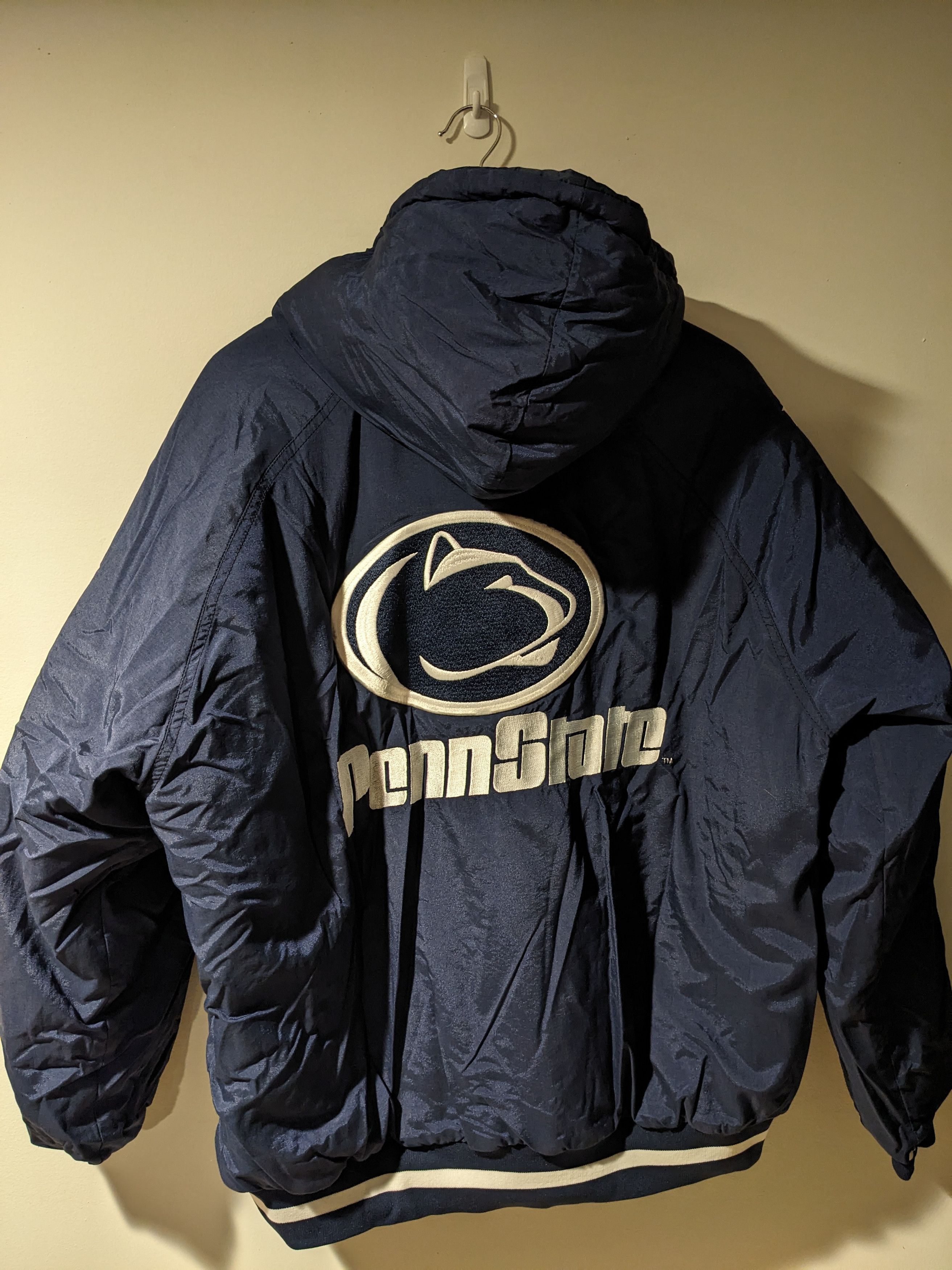 Vintage Vintage 90s Penn State College Football Puffer Jacket Size US XL / EU 56 / 4 - 1 Thumbnail