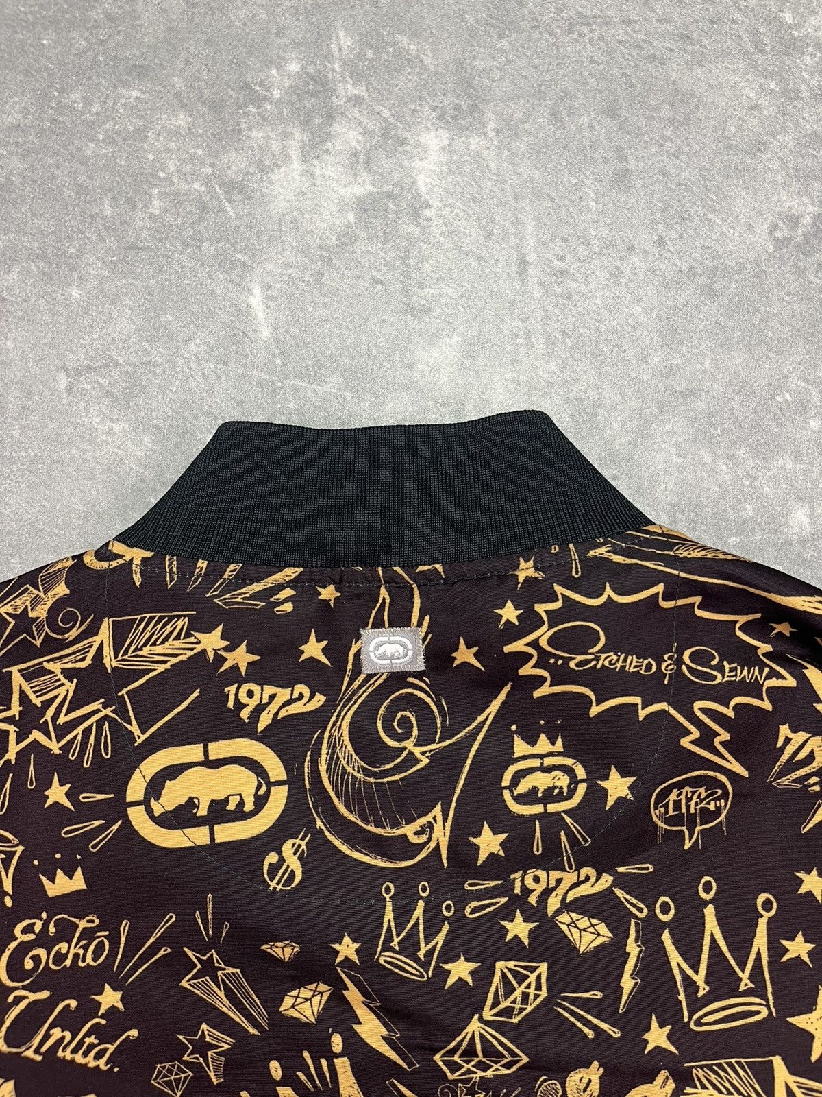 Ecko Unltd. 90s/00s Mega Baggy AOP Multilogo Printed Bombe Jacket XXL Size US XXL / EU 58 / 5 - 14 Thumbnail