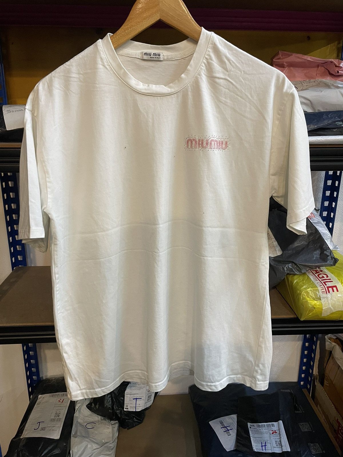 Designer Miu Miu Tshirt Size M / US 6-8 / IT 42-44 - 1 Thumbnail