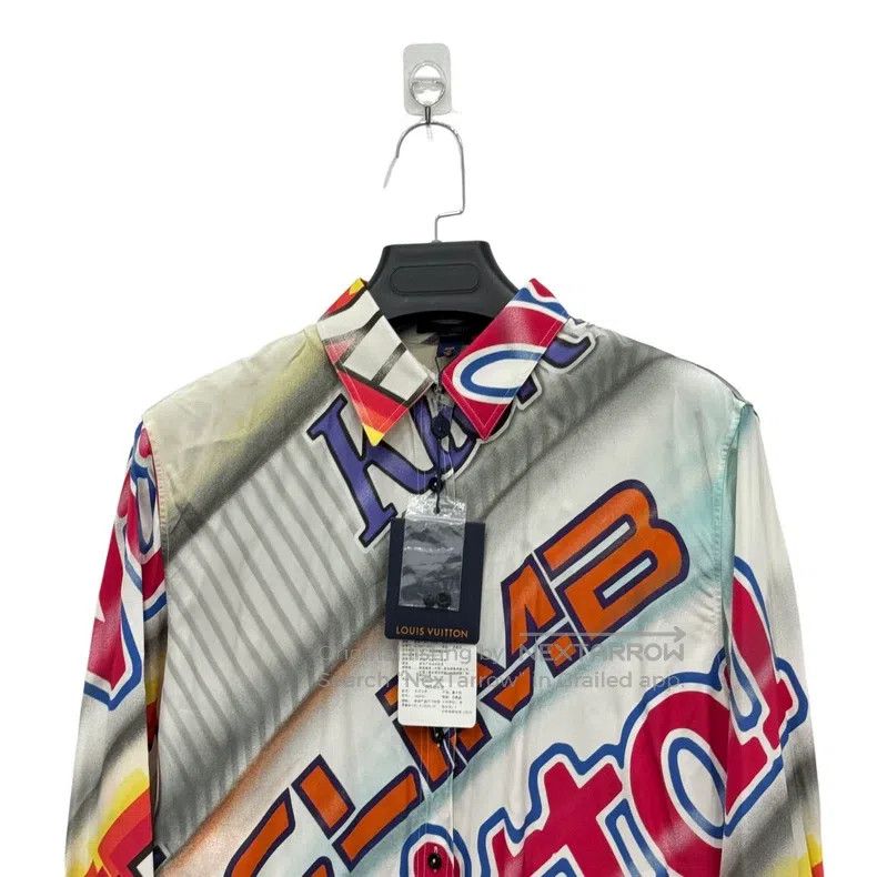 Louis Vuitton Louis Vuitton Graffiti Letter Shirt Size XS / US 0-2 / IT 36-38 - 5 Thumbnail