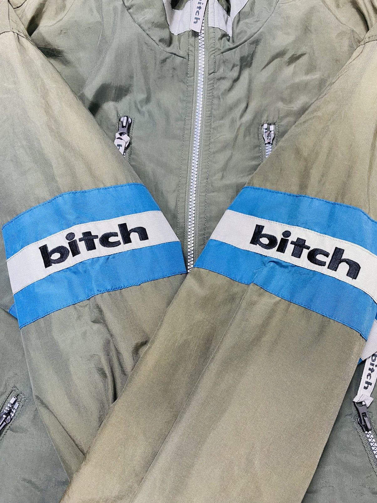 Vintage Vintage 90s Bitch Skateboards Zipper Jacket Size US M / EU 48-50 / 2 - 11 Thumbnail