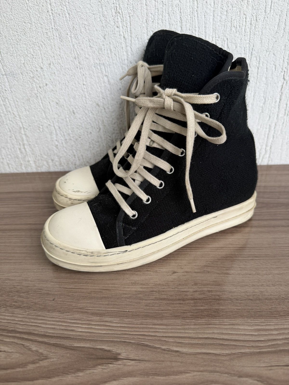 Rick Owens Drkshdw Wool drkshdw ramones Size US 5.5 / IT 35.5 - 1 Thumbnail