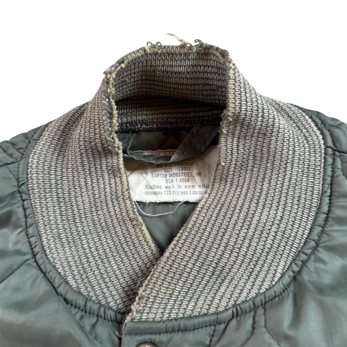 Vintage VTG 1964 US Air Force CWU-9/P Quilted Flying Jacket Liner Size US L / EU 52-54 / 3 - 9 Thumbnail
