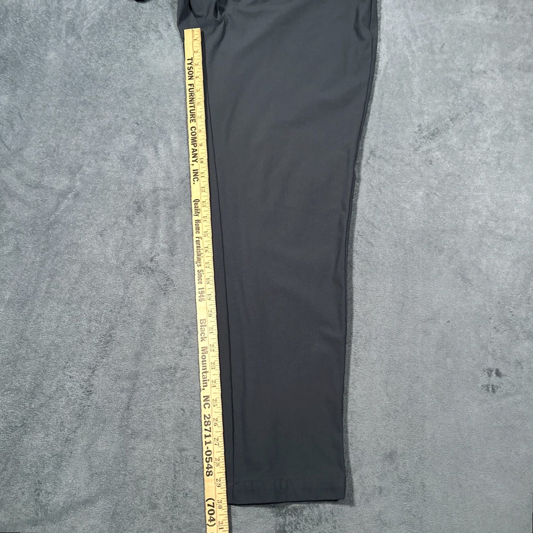 Vintage VRST Slim Performance Golf Pants Mens 38x30 Gray Slate 5-Pocket Casual Sports Size US 38 / EU 54 - 5 Thumbnail