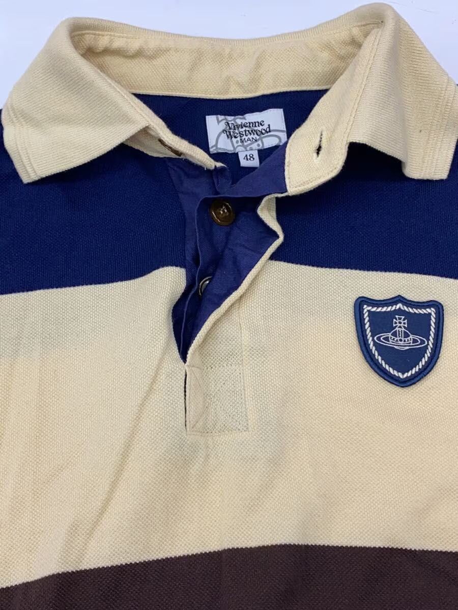 Vivienne Westwood Orb Crest Striped Polo Shirt Size US M / EU 48-50 / 2 - 3 Thumbnail